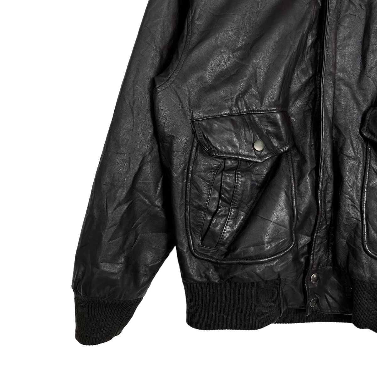 Japanese Brand 🔥 VINTAGE 60s COWHIDE AVIATOR LEATHER JACKET Size US M / EU 48-50 / 2 - 4 Thumbnail