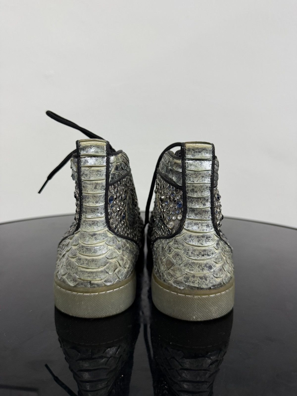 Christian Louboutin Vintage Christian Louboutin Louis Python Strass High Top Size US 7.5 / EU 40-41 - 2 Thumbnail