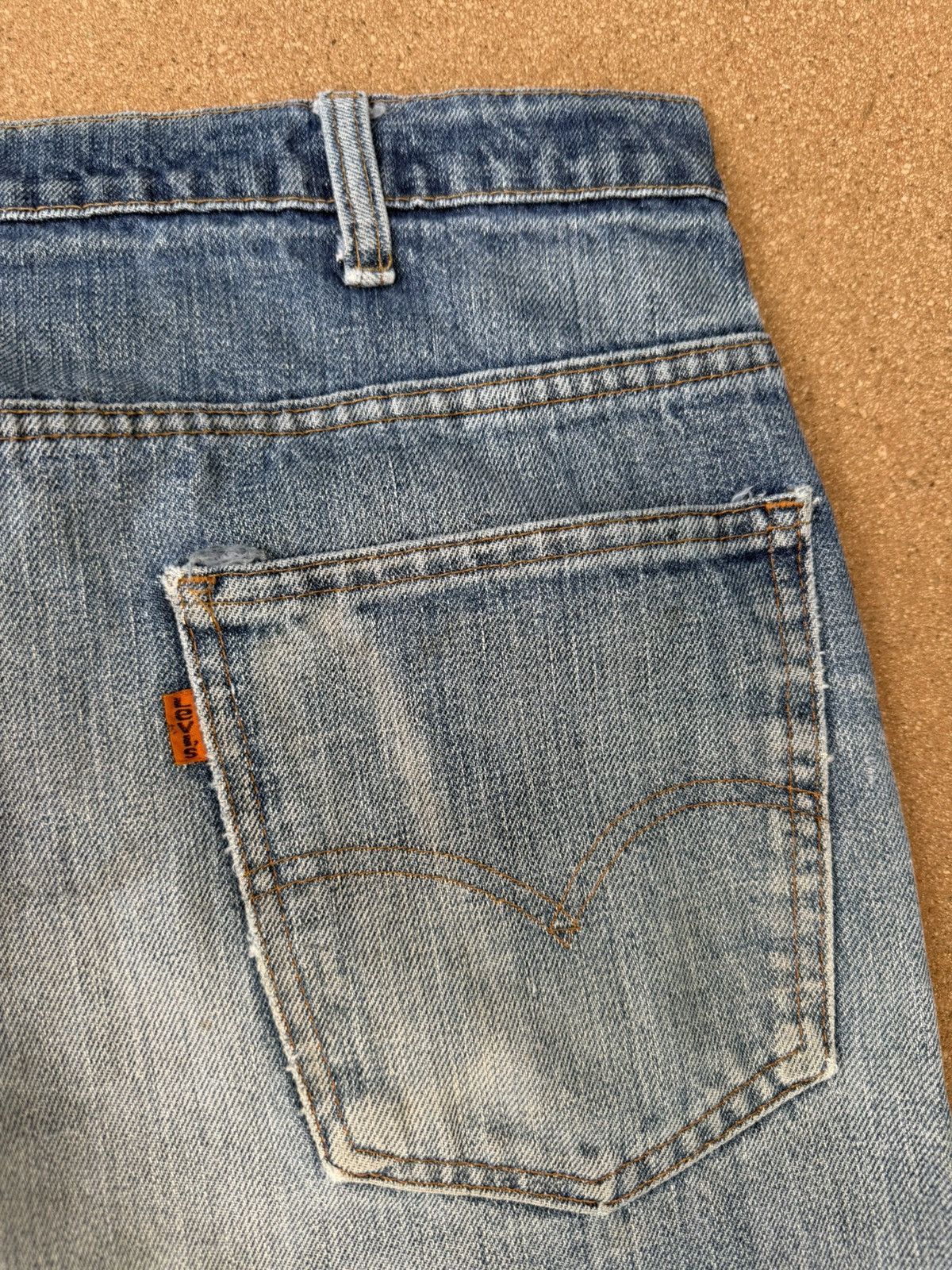 Levi's Vtg 70’s Levi’s 646 Orange Tab Bellbottom Flare Jeans 36x30 Size US 36 / EU 52 - 8 Thumbnail