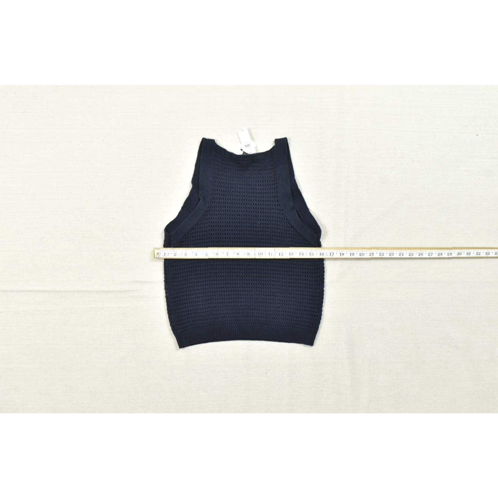 Banana Republic VINTAGE? No. Banana Republic Tank Top Navy Blue Cotton Knit Sleeveless Round Neck Regular Fit Women M NWT Size M / US 6-8 / IT 42-44 - 4 Thumbnail