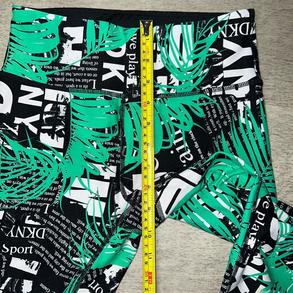 DKNY DKNY Sport, Evy Leggings Troptext Printed High-Waist 7/8 Leggings, Women’s XS Size 25" / US 0 / IT 36 - 6 Thumbnail