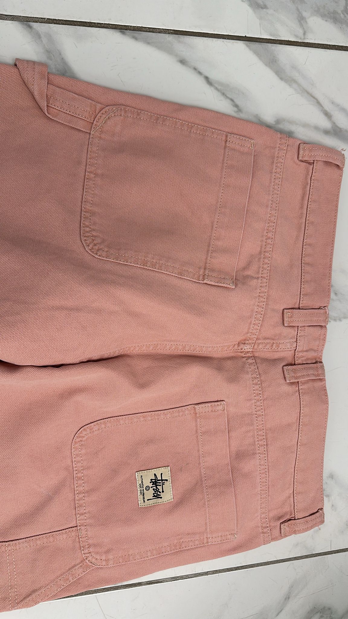 Stussy × Vintage Stussy Double Knee Work Pant in Pink Size 36 Size US 36 / EU 52 - 4 Thumbnail