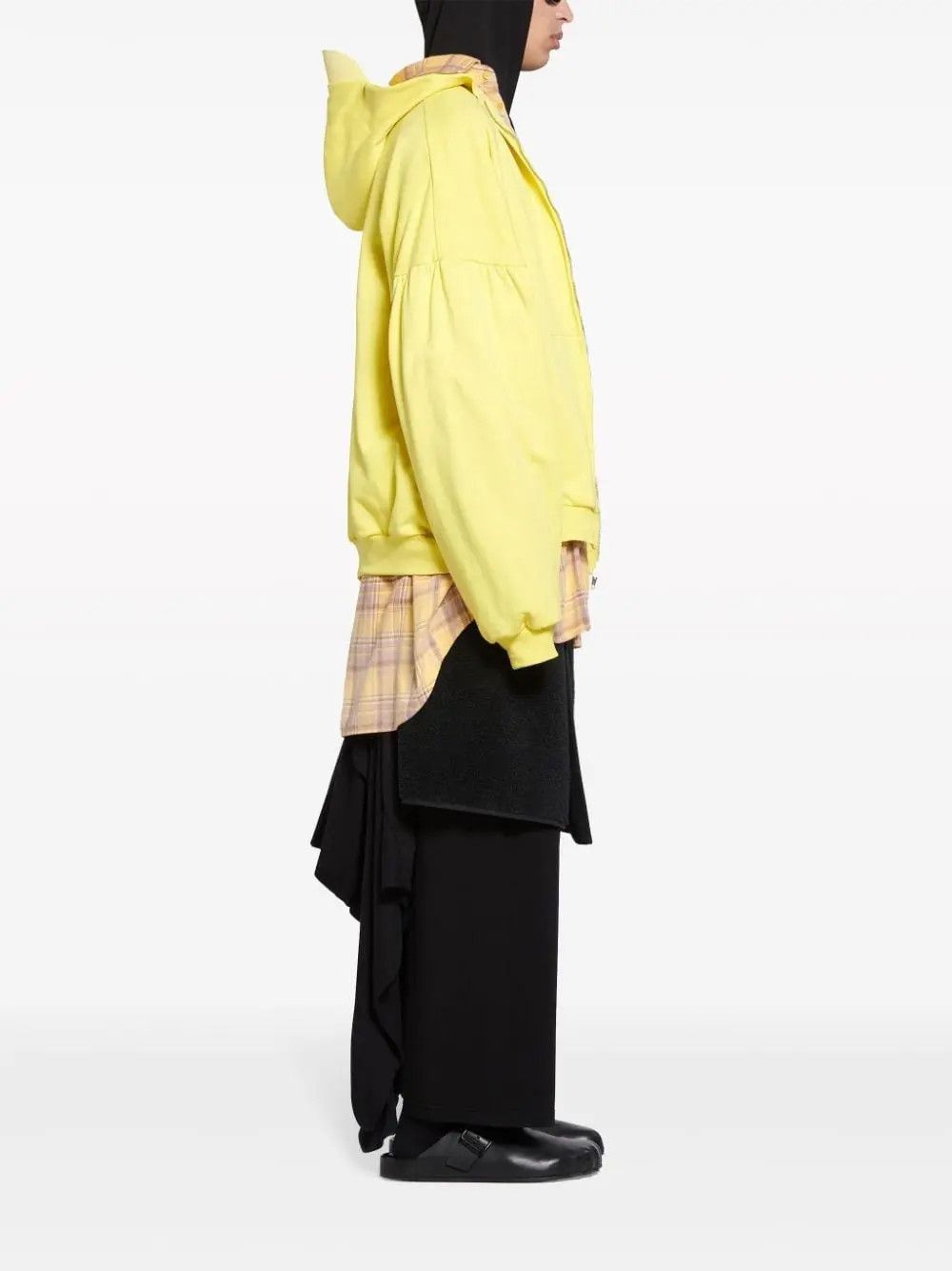 Balenciaga o1loc1c0925 772206 Unity Sports Icon Layered Hoodie Size US L / EU 52-54 / 3 - 3 Thumbnail
