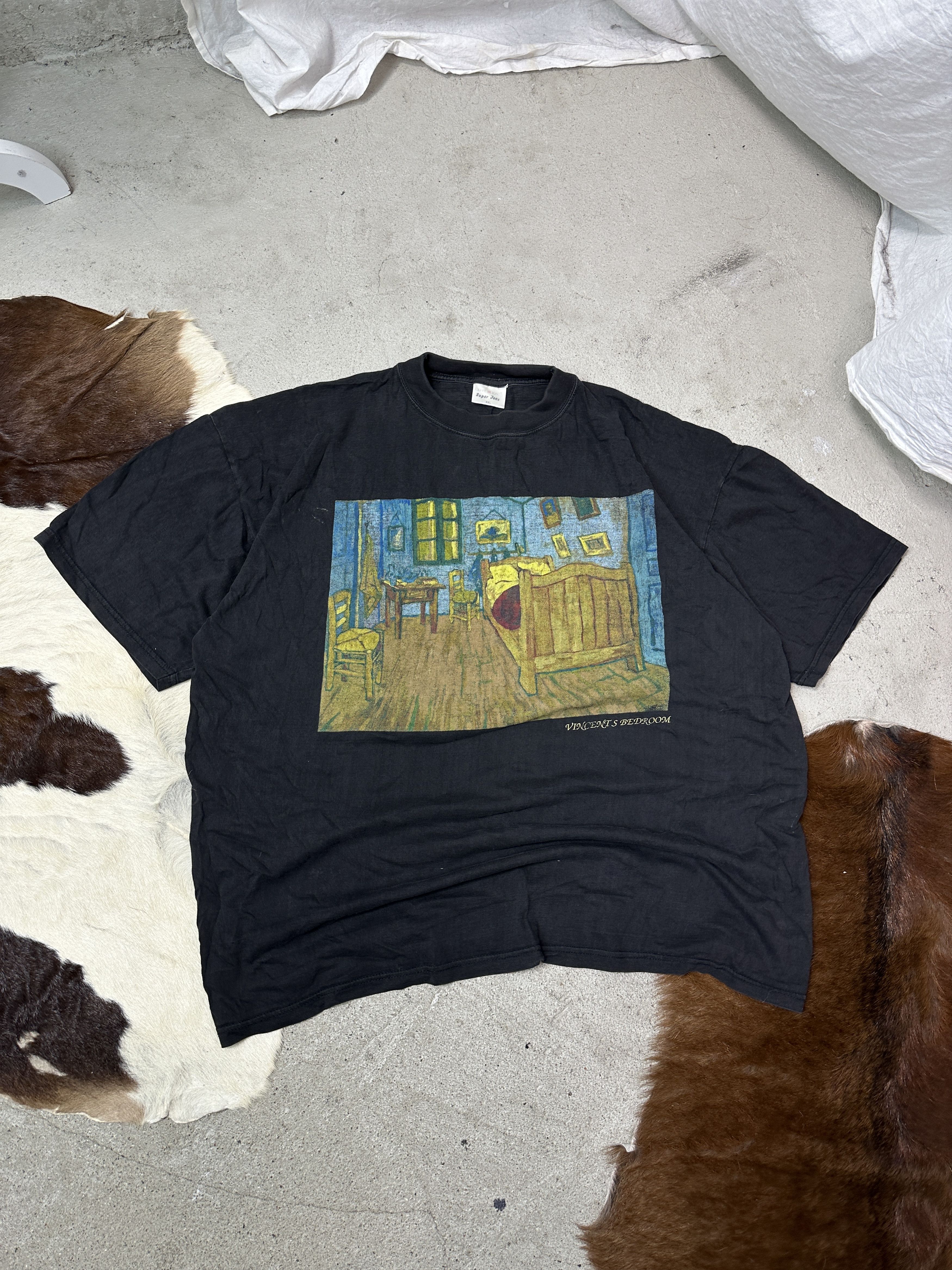 Vintage Vintage Old School Vincent Van Gogh Bedroom Art Tee 90s Size US XXL / EU 58 / 5 - 1 Thumbnail