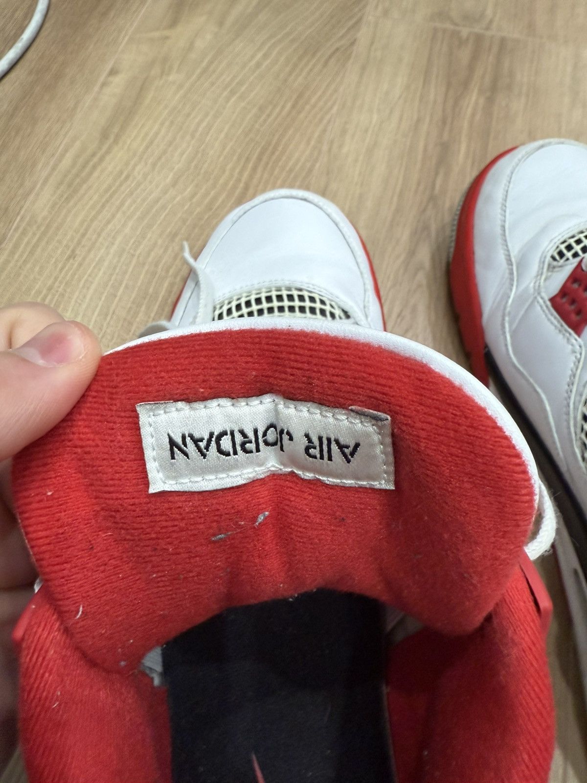 Jordan Brand Jordan 4 Retro “Fire Red” Size US 12.5 / EU 45-46 - 6 Thumbnail