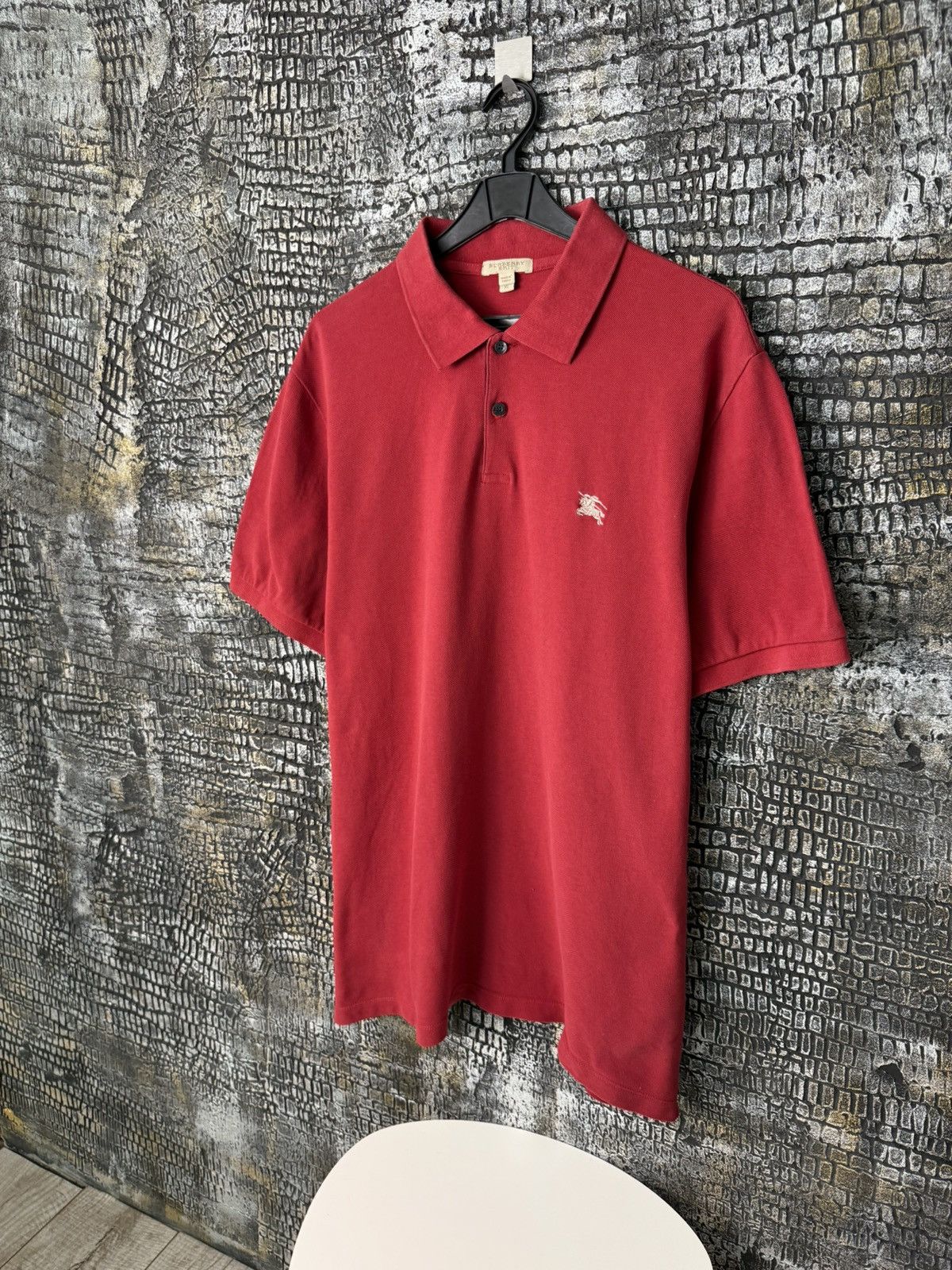 Burberry Vintage Burberry Polo T-shirt Logo Size US XL / EU 56 / 4 - 4 Thumbnail
