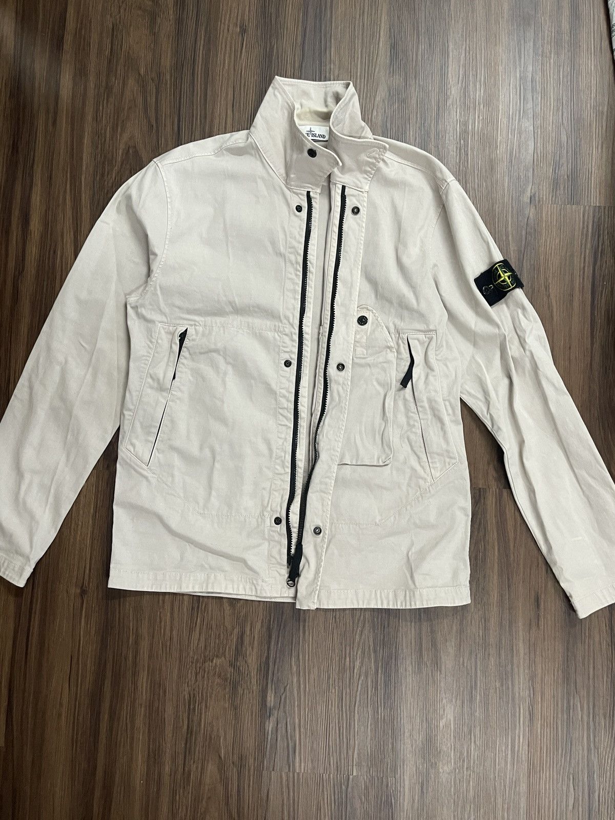 Stone Island Beige Stone Island Overshirt Size US M / EU 48-50 / 2 - 1 Thumbnail