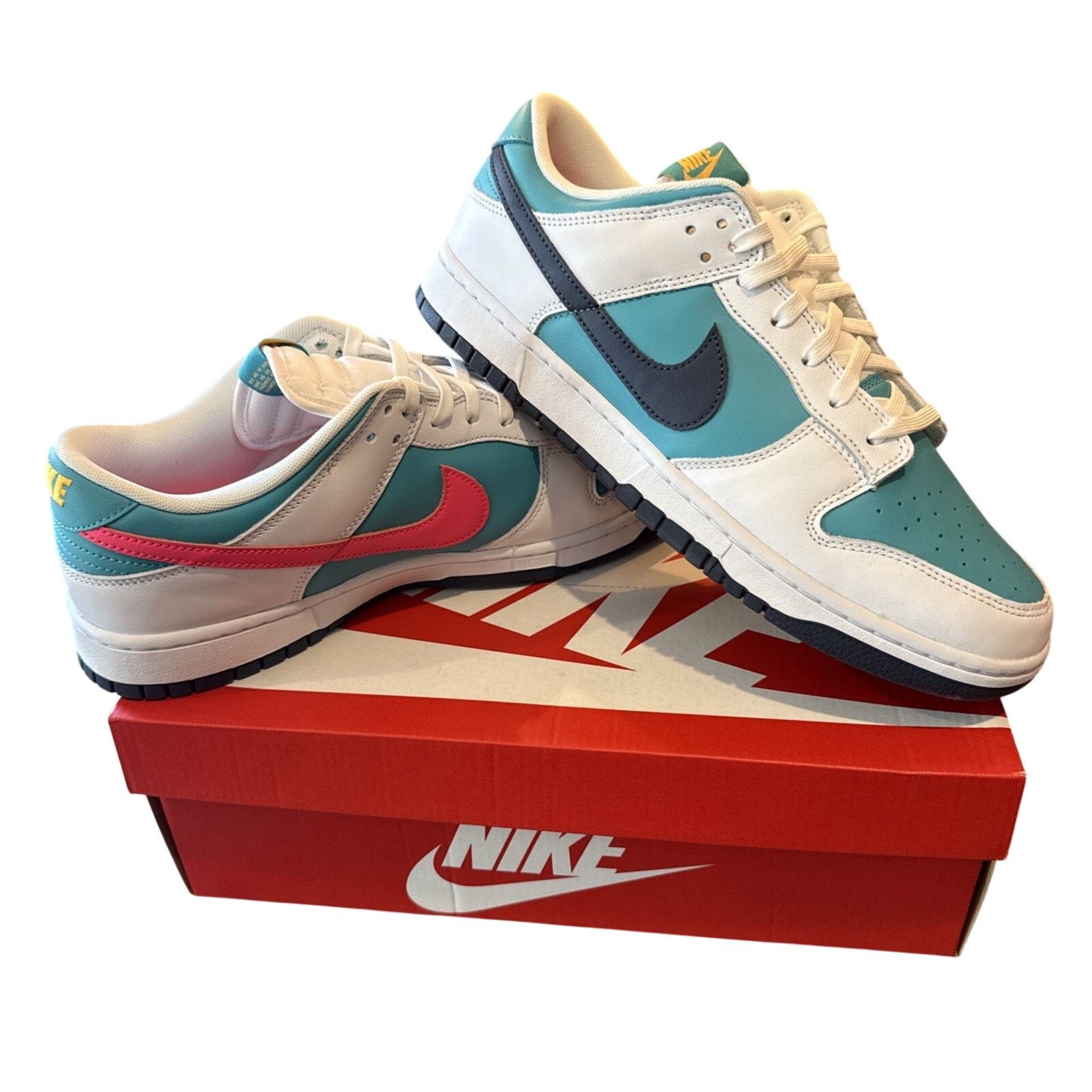 Nike Nike Dunk Retro Shoes Low Top Dusty Cactus Thunder Blue NEW Size US 13 / EU 46 - 1 Thumbnail