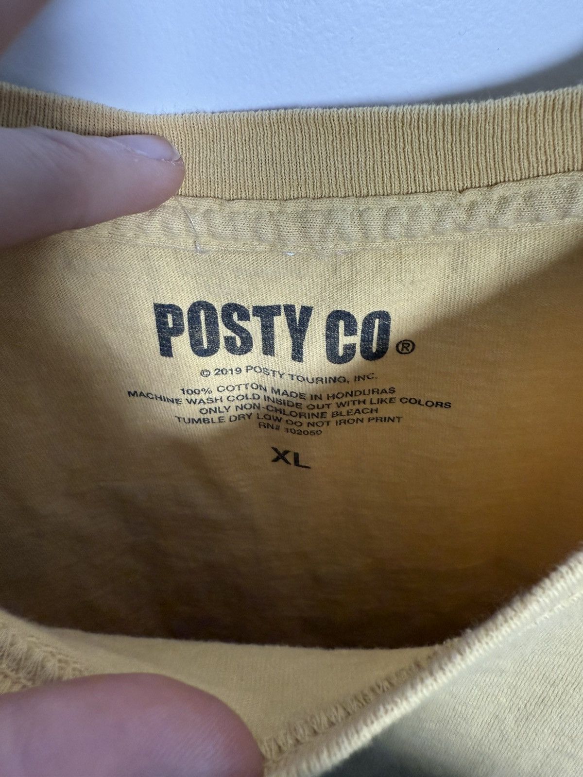 Rap Tees Post Malone Beerbongs & Bentleys Tour Tee Posty Co Size US XL / EU 56 / 4 - 5 Thumbnail