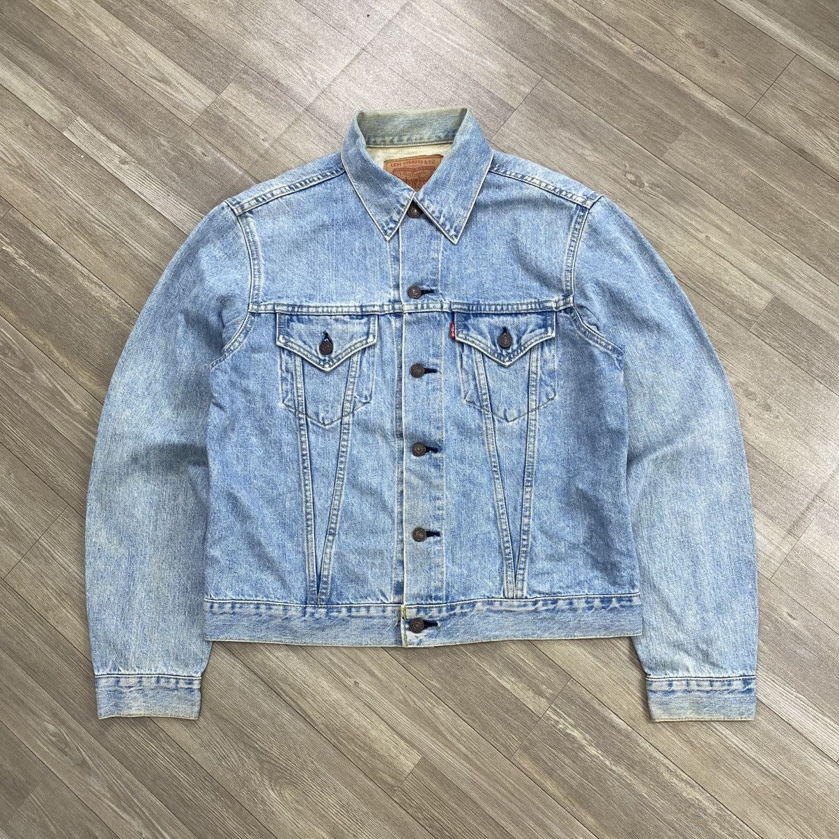 Levi's Vintage Clothing 2000s Vintage Levis 71557 Distressed #J30 Japan Denim Jacket Size US M / EU 48-50 / 2 - 1 Thumbnail