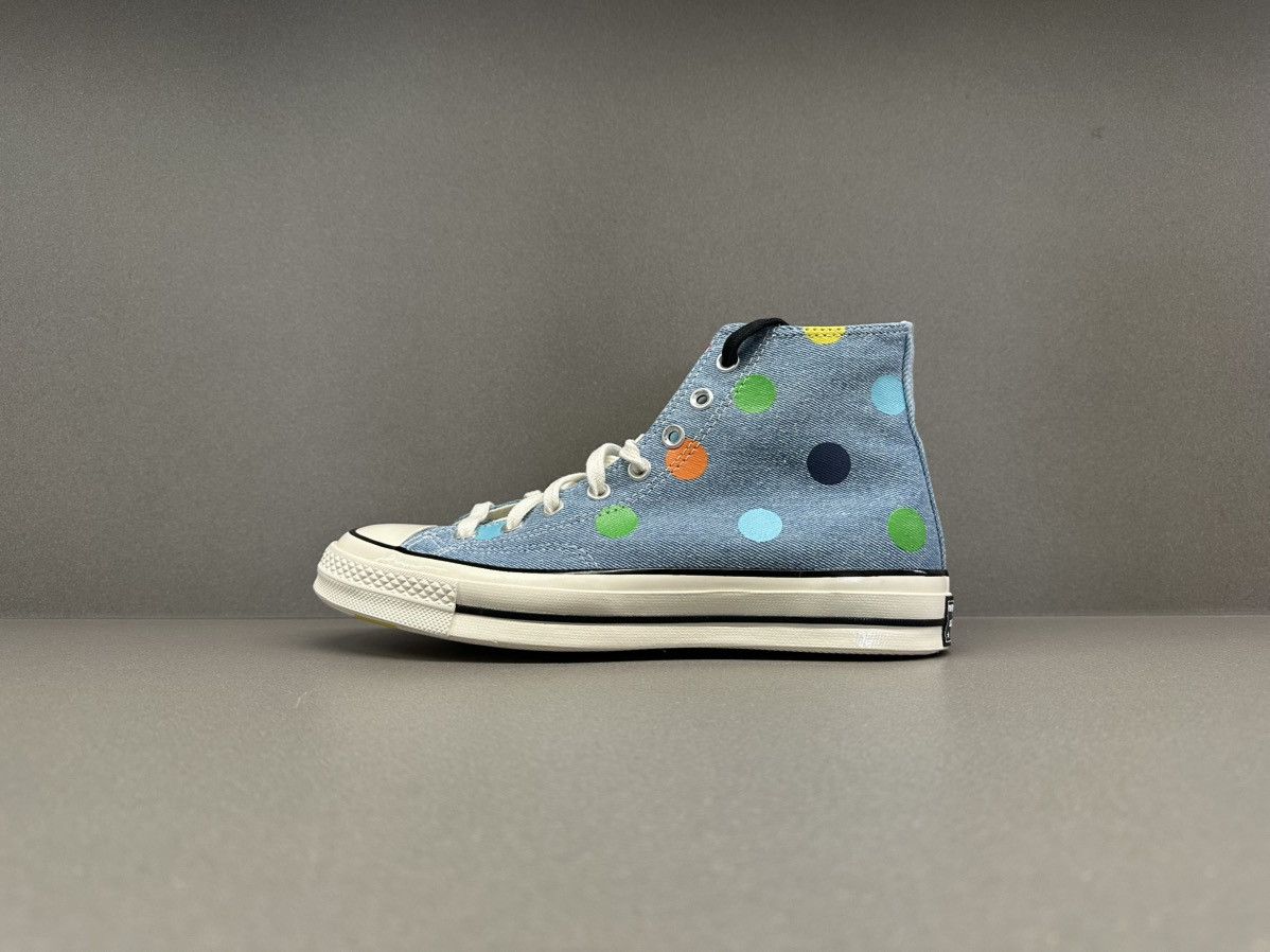 Converse × Golf Wang Converse Chuck Taylor All-Star 70 Hi Golf Wang Denim Polka Size US 9.5 / EU 42-43 - 7 Thumbnail