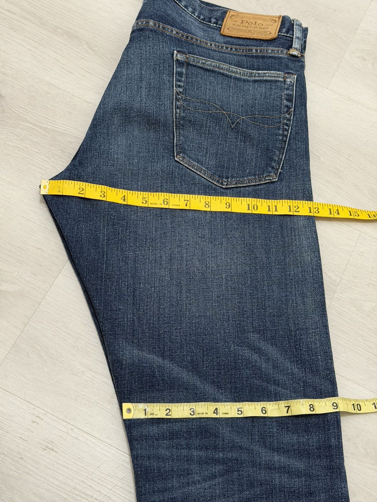 Polo Ralph Lauren Polo Ralph Lauren The Hampton Relaxed Straight Jeans 34x32 Size US 34 / EU 50 - 11 Thumbnail