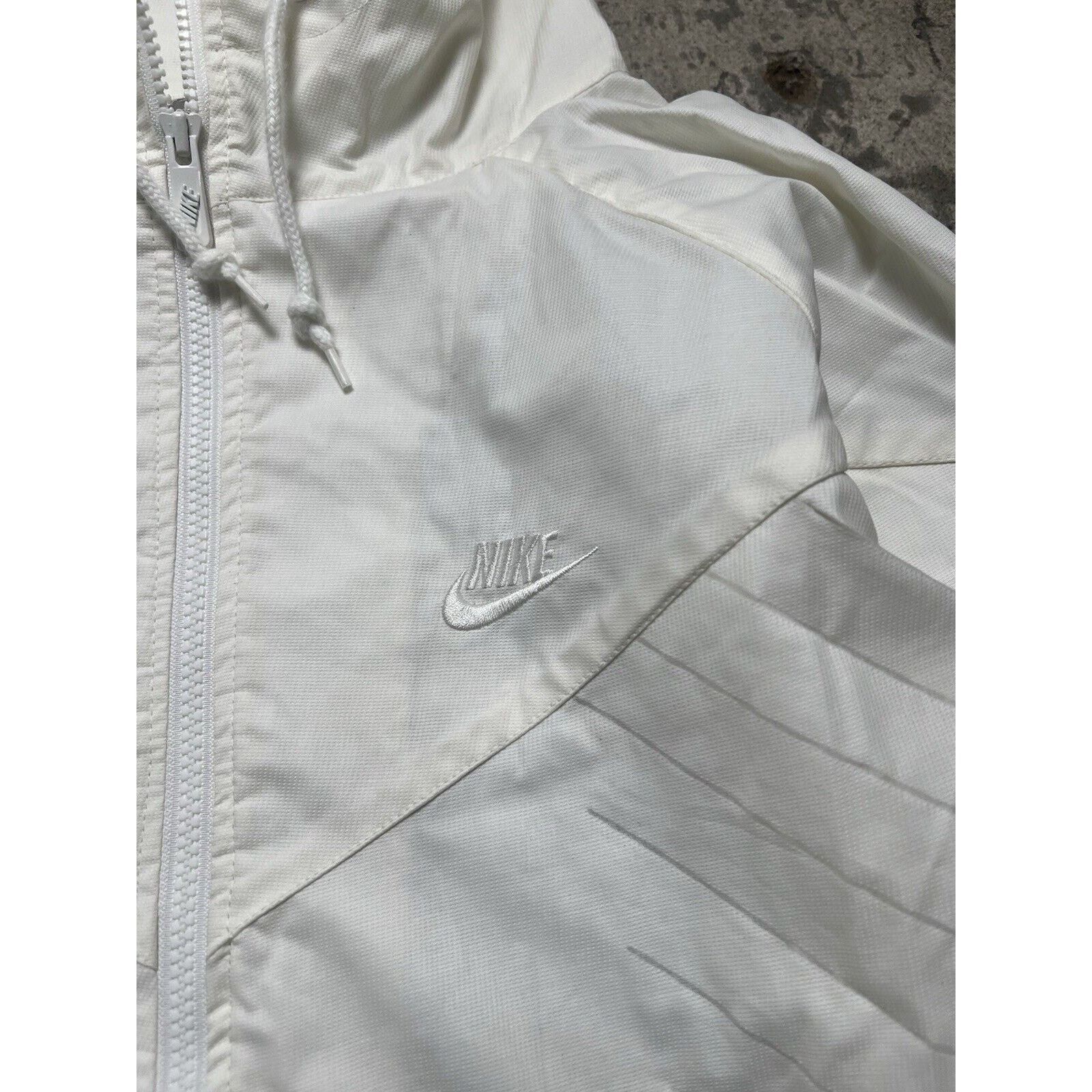 Nike Nike White Fishtail Parka Cotton Women’s M 237105-105 Size M / US 6-8 / IT 42-44 - 6 Thumbnail