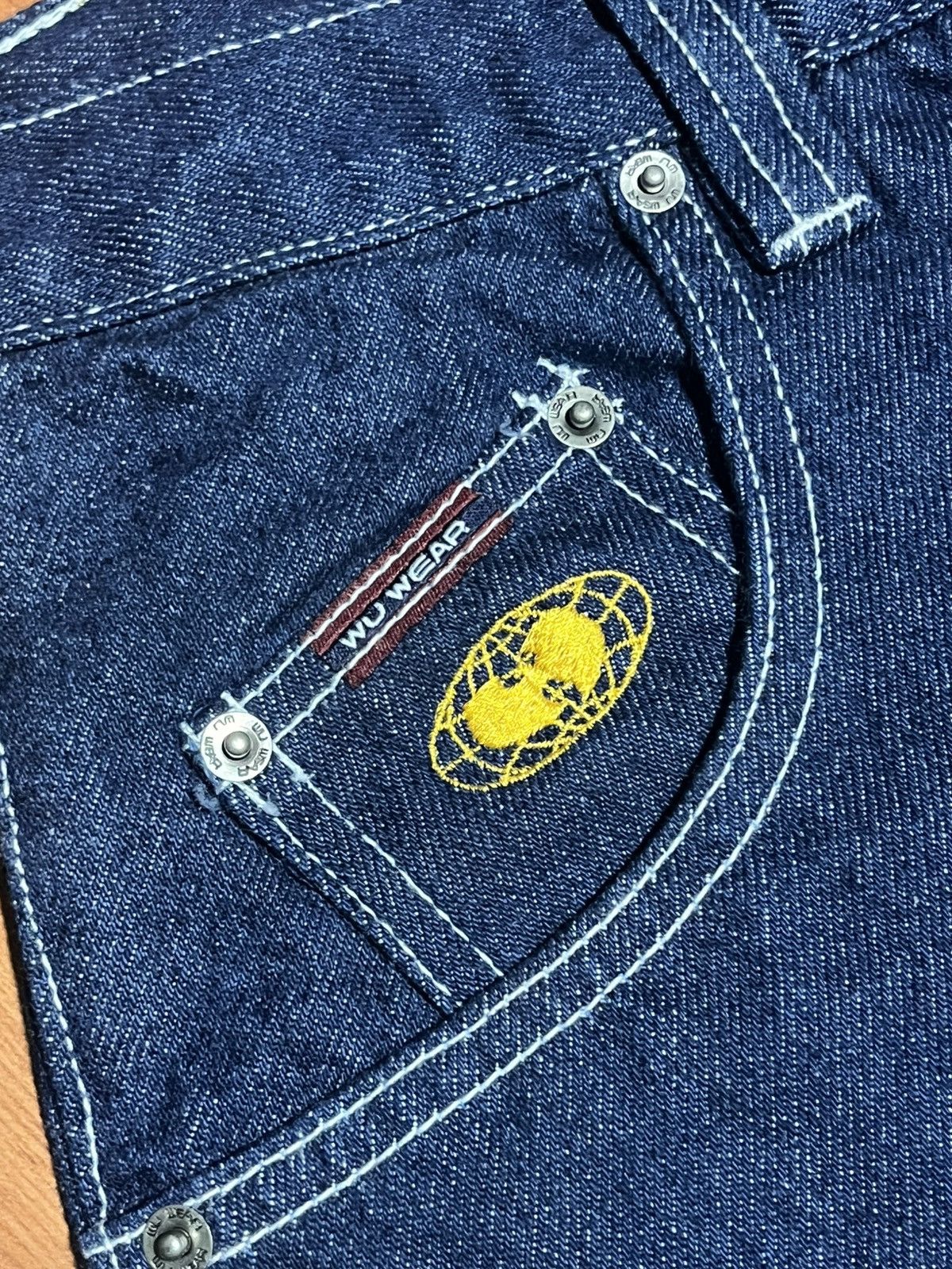 Wu-Tang Clan Vintage Rare Wu-wear Y2K carpenter jeans Size US 33 - 13 Thumbnail