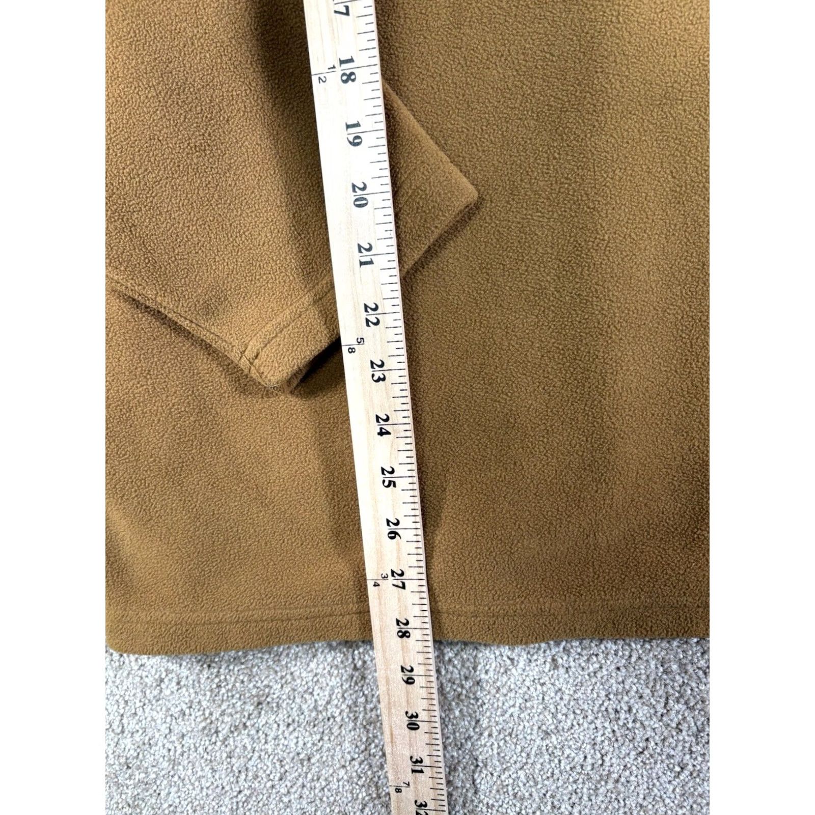 Vintage St. John's Bay Fleece Sweater Mens Large Brown Quarter Zip Pullover Jacket Size US L / EU 52-54 / 3 - 6 Thumbnail