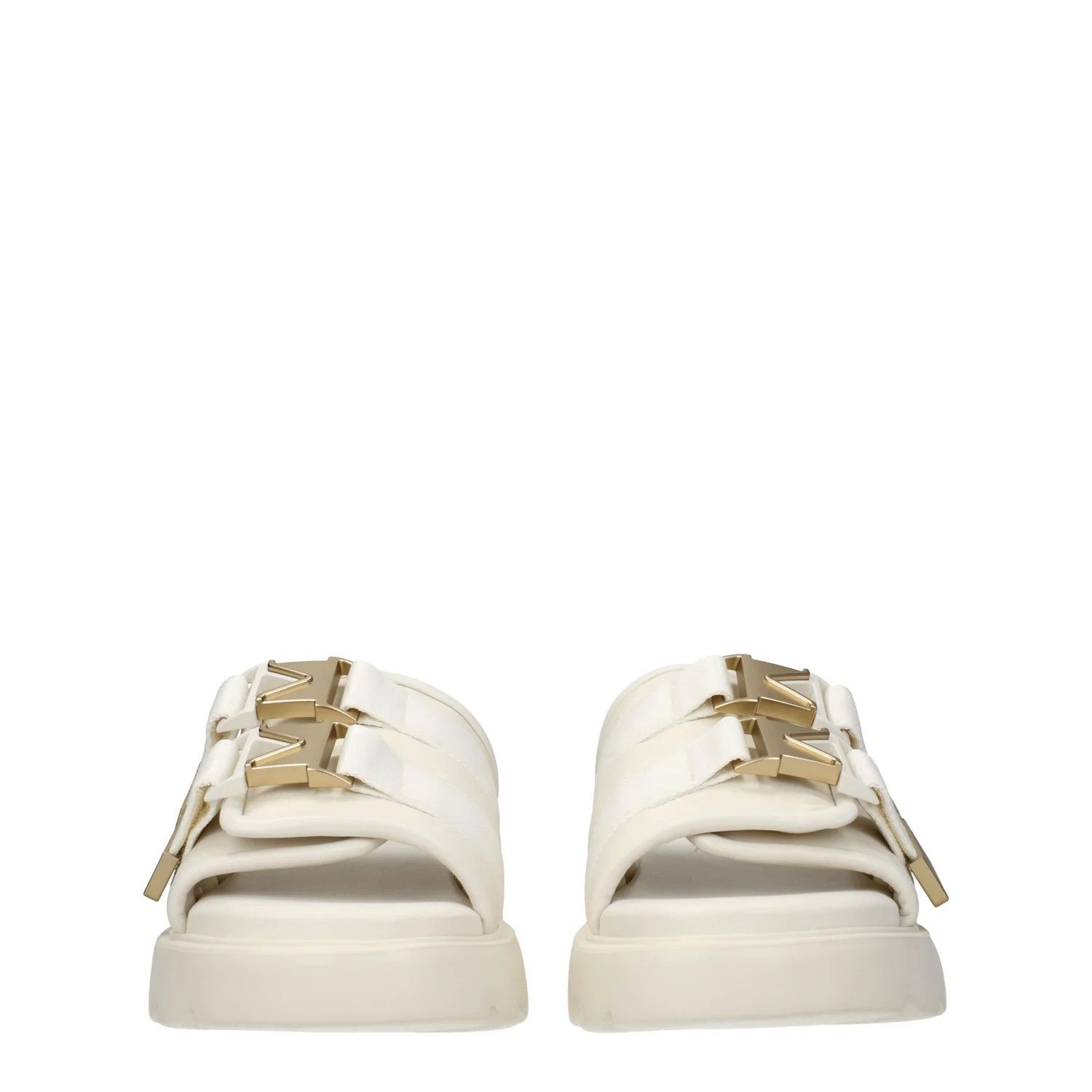 Bottega Veneta ob1o1e0325 Fabric Slippers in Beige Size US 12 / EU 45 - 3 Thumbnail
