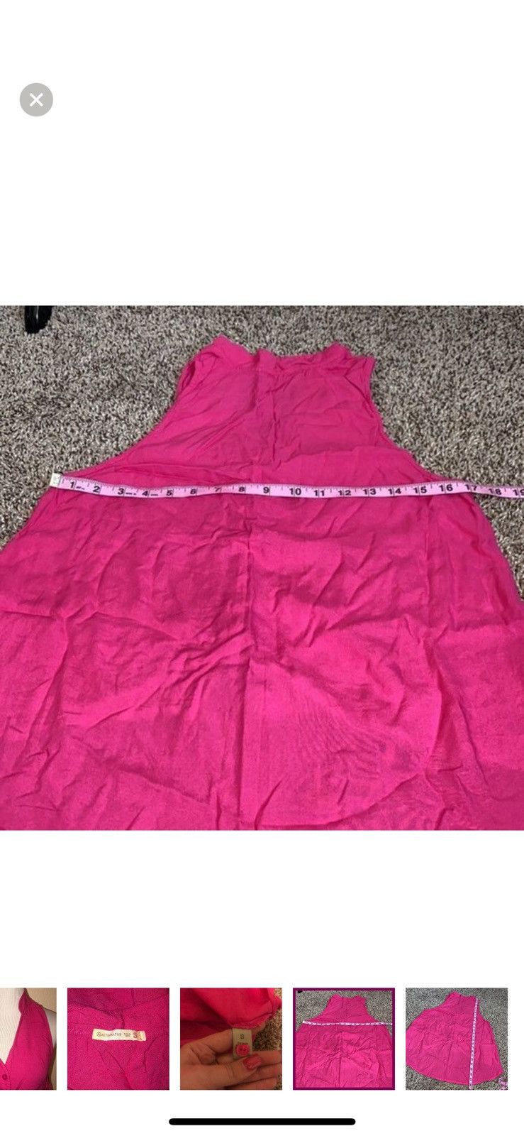 Alternative Apparel Alternative apparel small button down sleeveless pink blouse Size S / US 4 / IT 40 - 2 Thumbnail