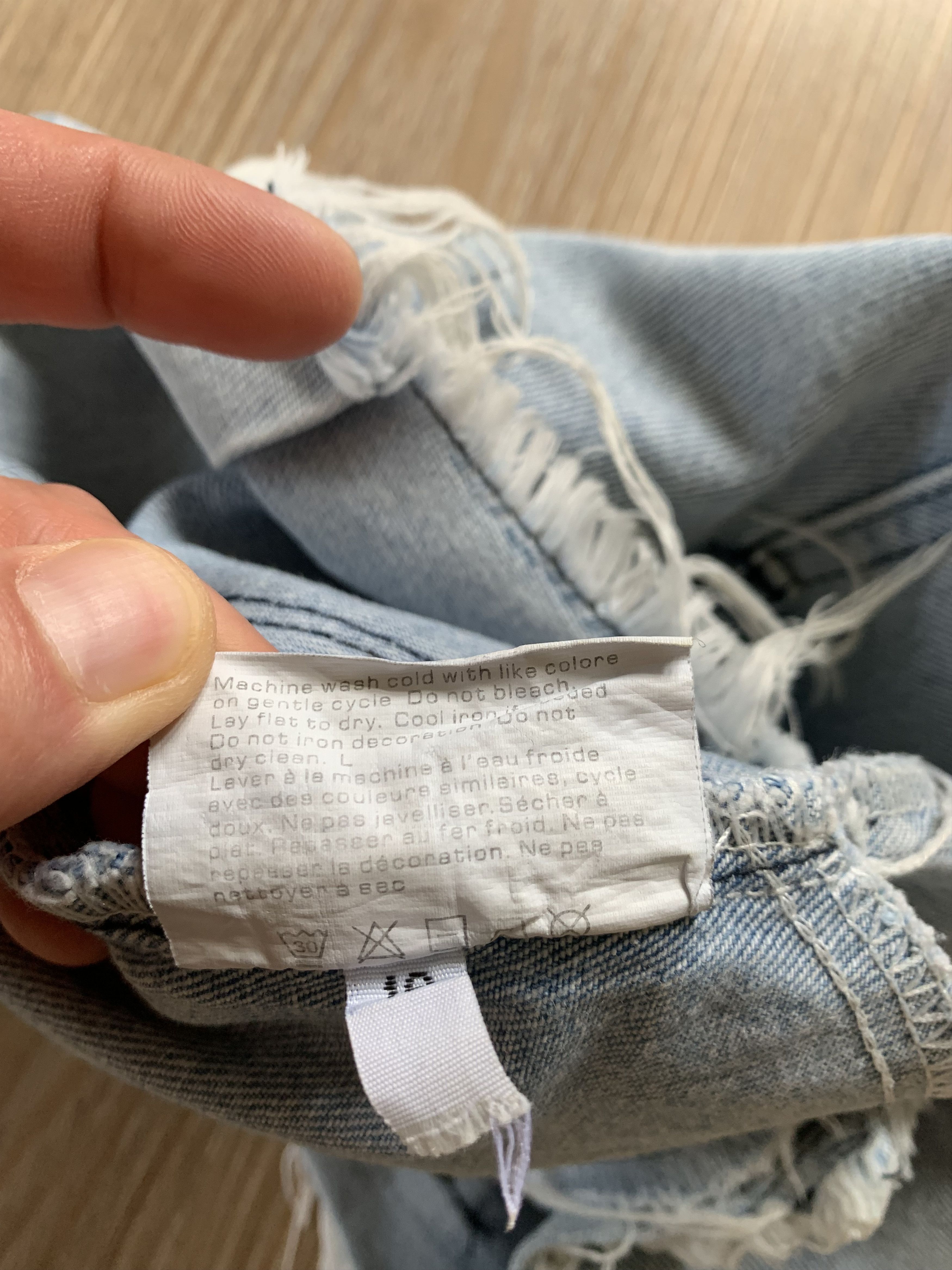 Alexander Wang × Denime Vintage Alexander Wang Mini Denime Shorts Size 26" / US 2 / IT 38 - 9 Thumbnail