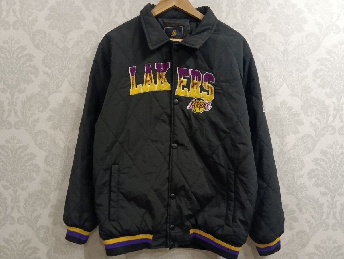 NBA Los Angeles Lakers Authentic Bomber men's XL Size US XL / EU 56 / 4 - 1 Thumbnail