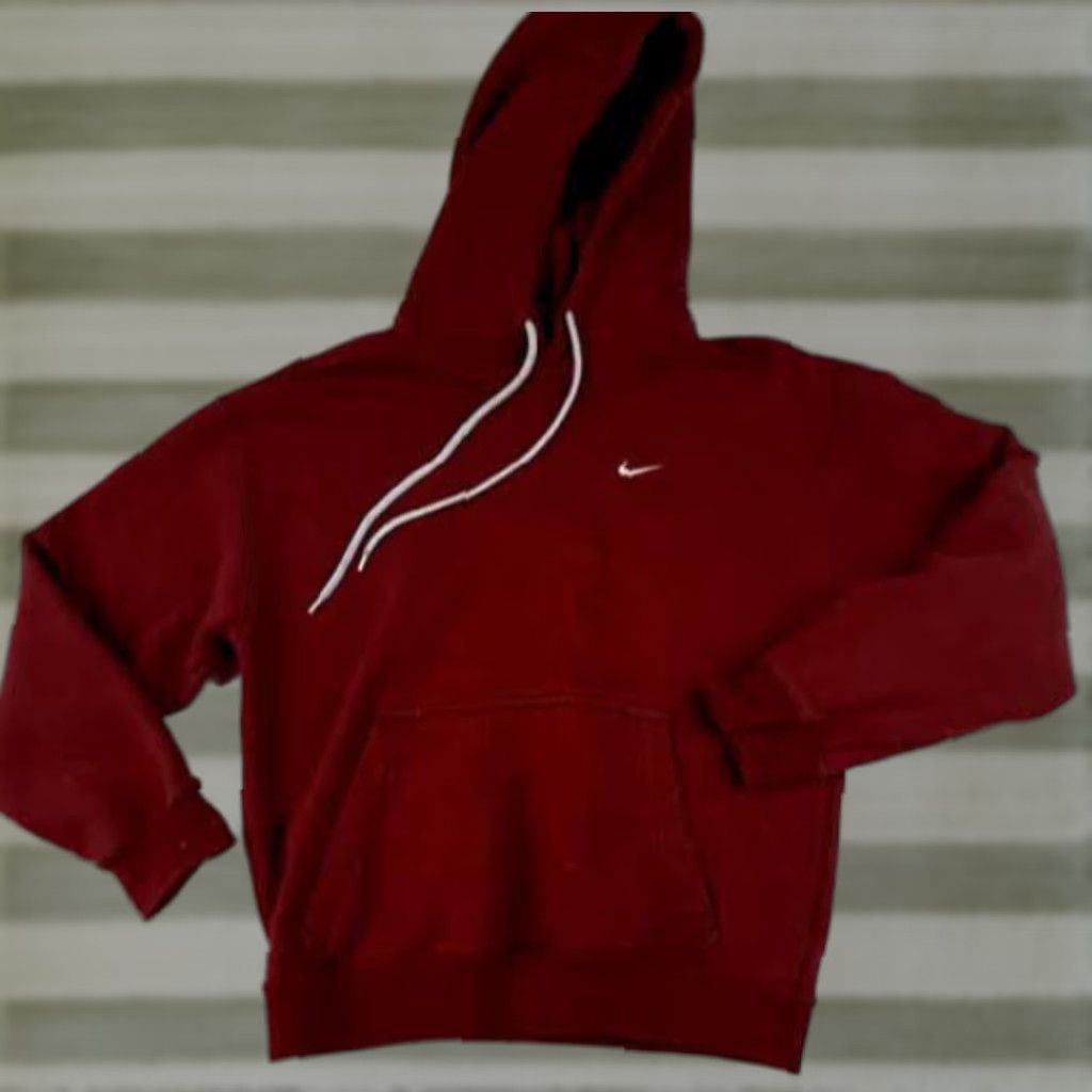 Nike VINTAGE Nike Red Small Hooded Sweatshirt Pullover Mens S Hoodie Sweatshirt Red Nike Pullover Hooded Sweatshirt Mens S Size US S / EU 44-46 / 1 - 1 Thumbnail