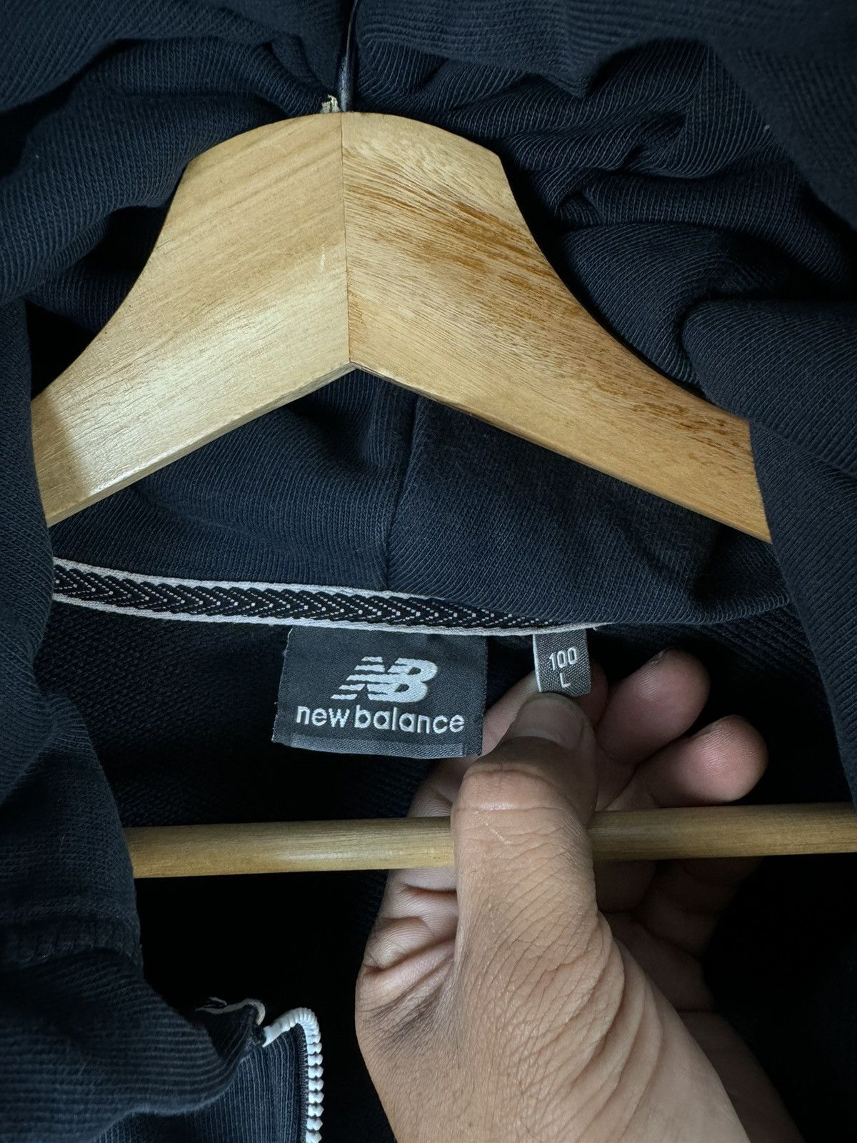 New Balance NEW BALANCE SPELLOUT HALF ZIPPER HOODIE SWEATSHIRT Size US M / EU 48-50 / 2 - 8 Thumbnail