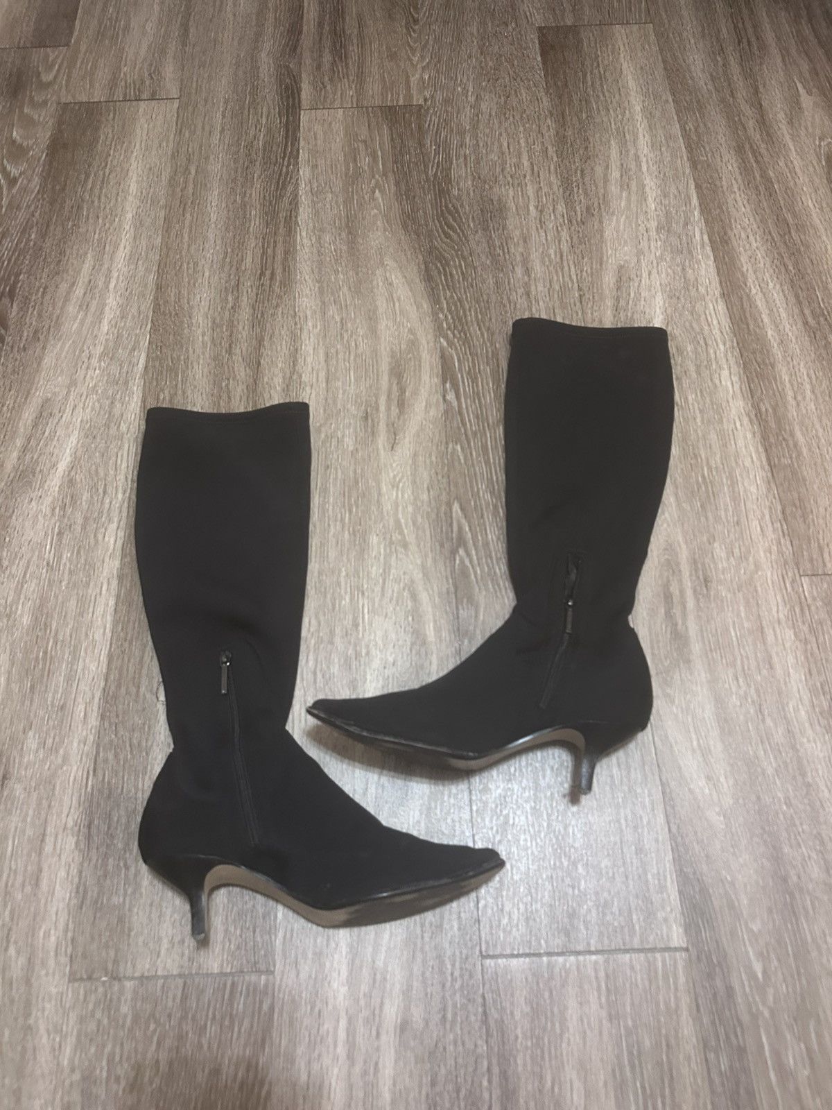 Donald Pliner Donald Pliner Tall Black Boots Size US 7.5 / IT 37.5 - 1 Thumbnail
