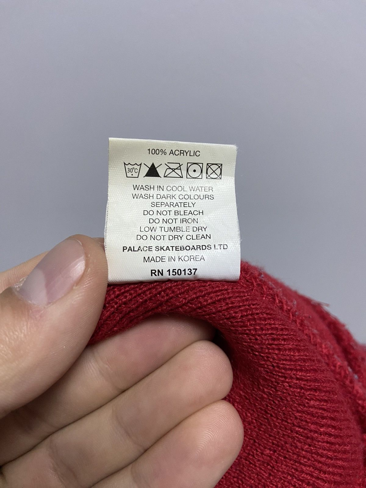 Palace × Vintage Palace Big logo 00 vintage hat knitted Size ONE SIZE - 6 Thumbnail