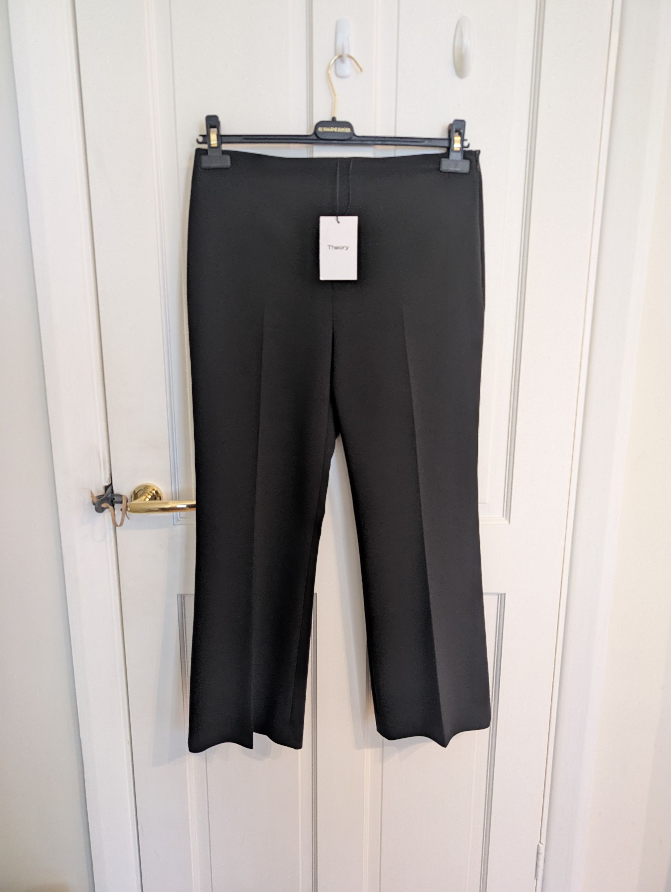 Theory CL Kick Pant Tailor 001 Black Tailor Strech Size 34" / US 12 / IT 48 - 1 Thumbnail