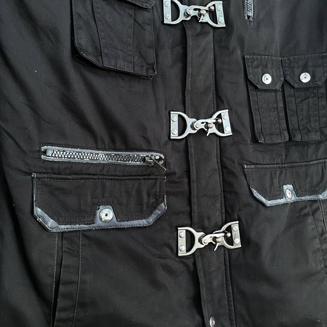 If Six Was Nine × Japanese Brand × Le Grande Bleu (L.G.B.) Authentic Signal Bondage Chain Jacket punk Size US L / EU 52-54 / 3 - 6 Thumbnail