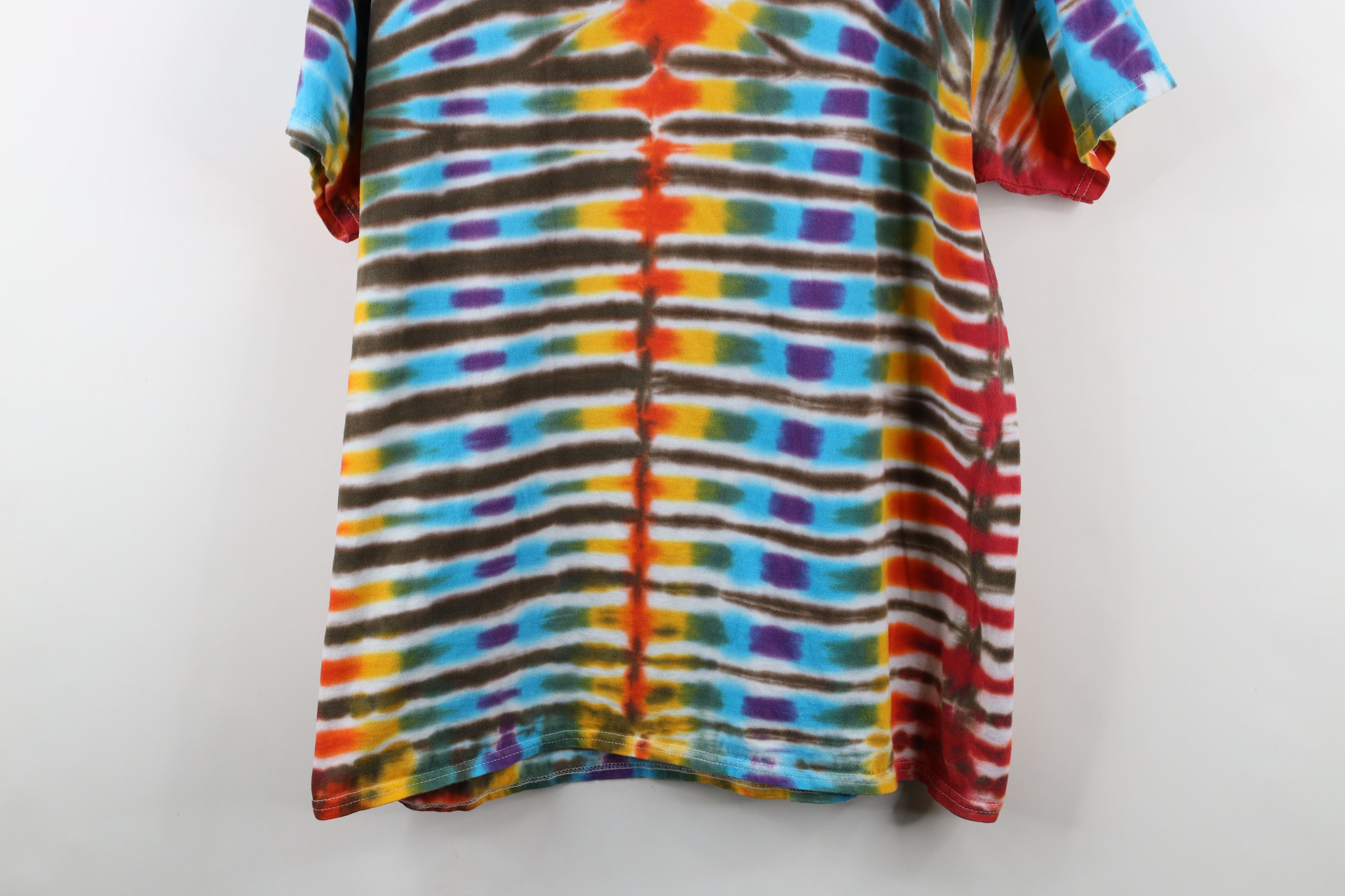 Vintage Vintage 90s Streetwear Dye Acid Wash Short Sleeve T-Shirt Size US XL / EU 56 / 4 - 9 Thumbnail