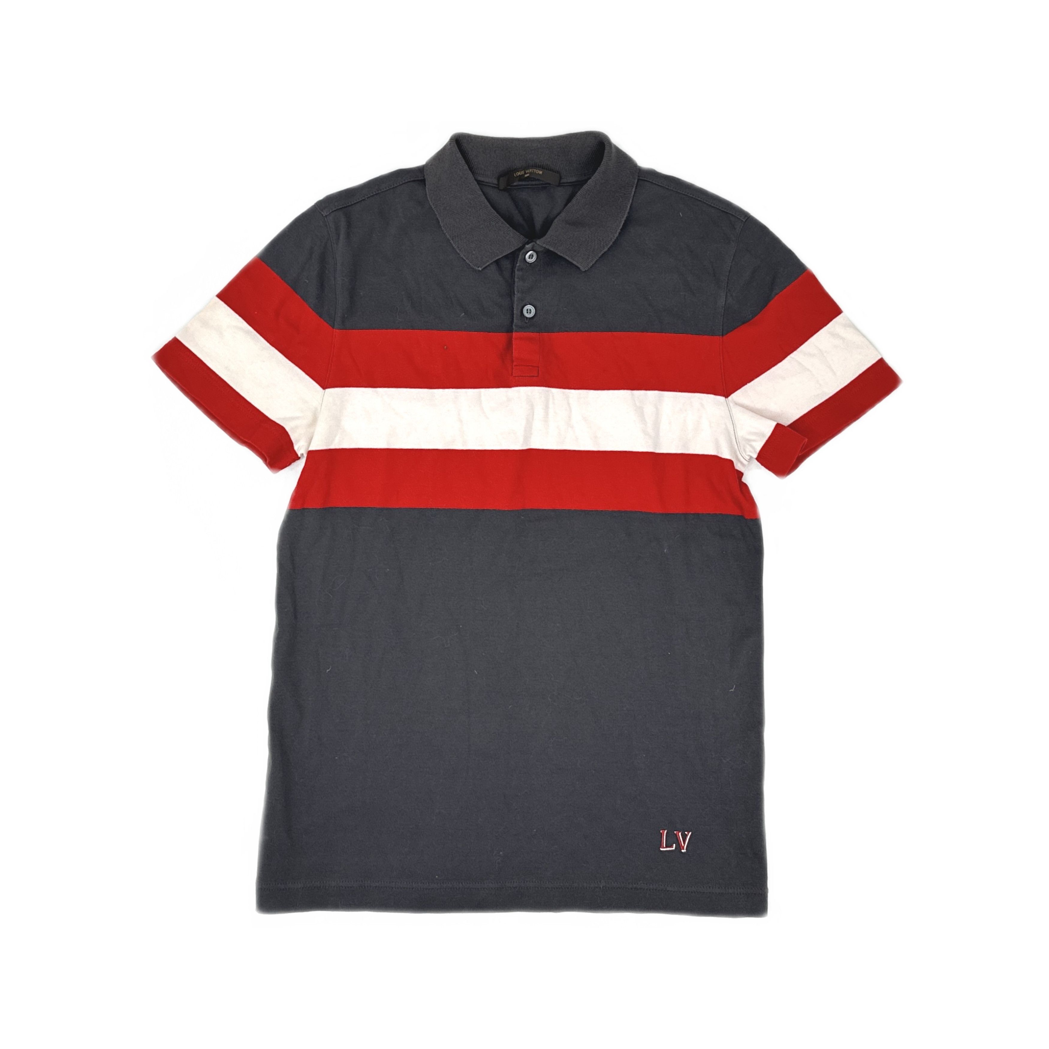 Louis Vuitton Louis Vuitton Striped Colorblock Polo Shirt XS Size US XS / EU 42 / 0 - 1 Thumbnail