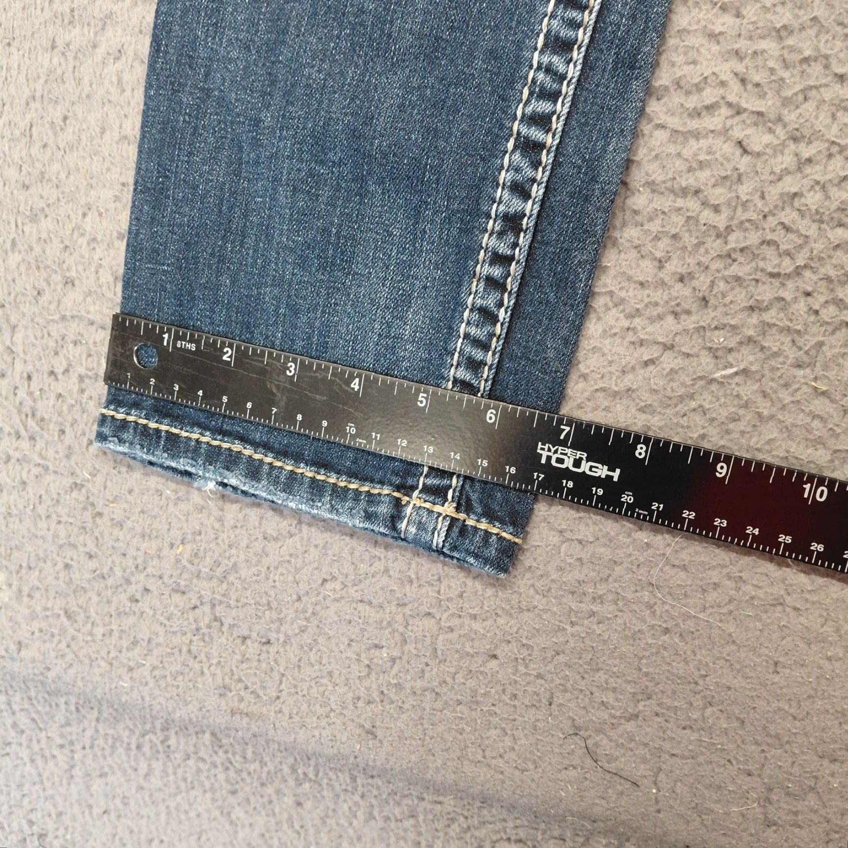 Vintage Silver Jeans Tuesday Capri Women 29 Blue Dark Wash Denim Casual Size 29" - 6 Thumbnail
