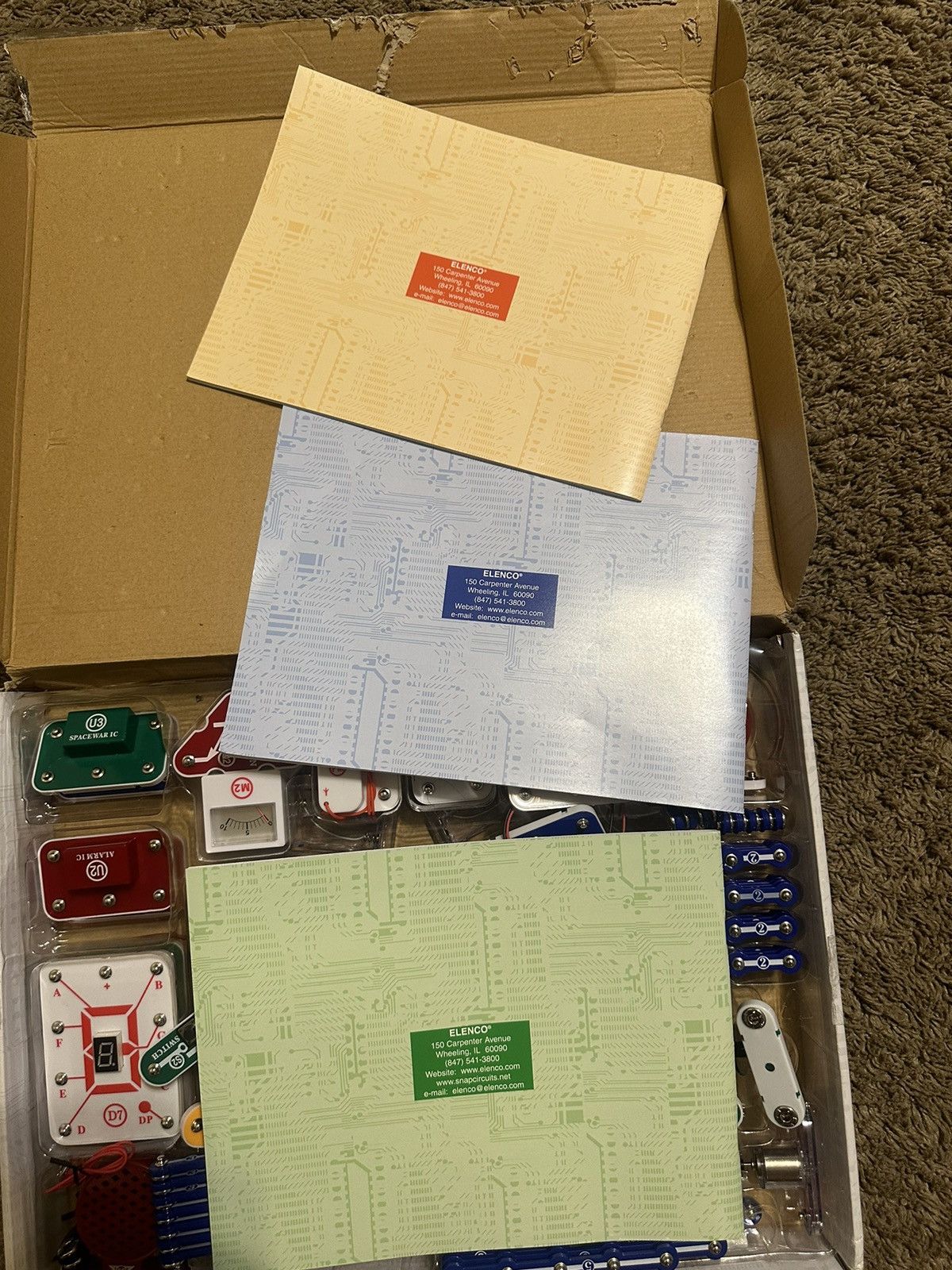 Sony × Vintage Elenco Snap Circuits Pro SC-500 Over 500 Electronic Kit Size US L / EU 52-54 / 3 - 8 Thumbnail