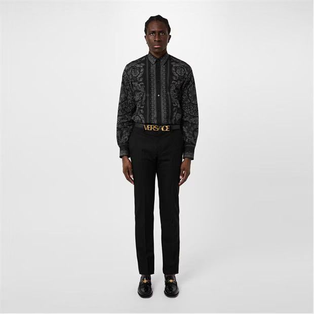 Versace o1g2r1mq0824 Size: 90 / Logo Belts in Black Size 34 - 4 Thumbnail