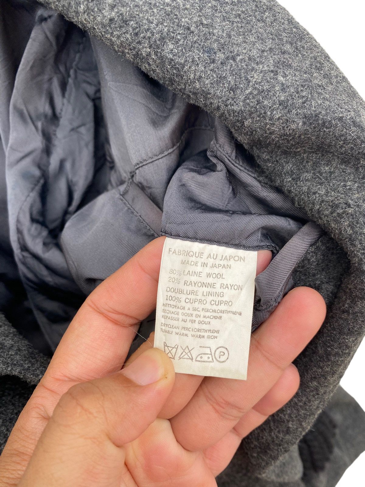 Yohji Yamamoto Vintage 80s Yohji Yamamoto Signature Overcoat Size US S / EU 44-46 / 1 - 6 Thumbnail