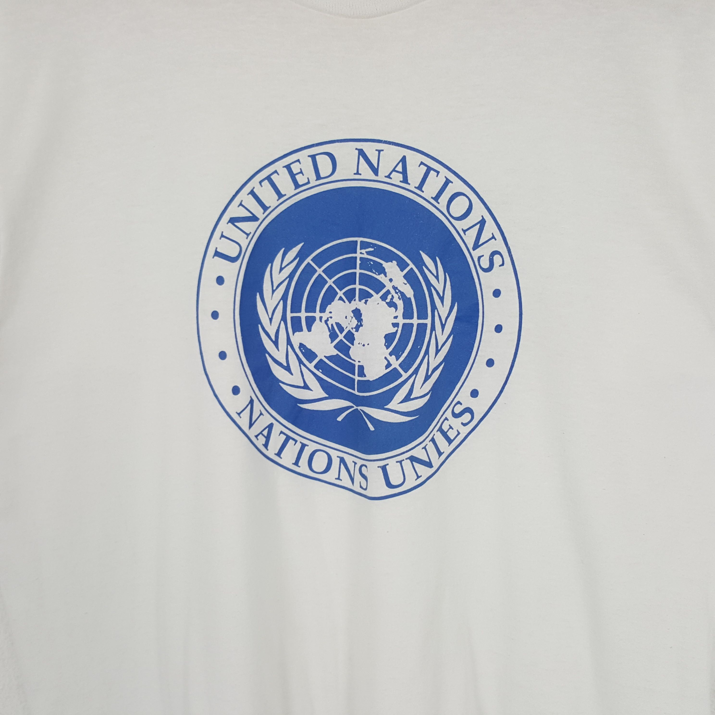 Vintage Vintage United National American Style Logo Tshirt Size US M / EU 48-50 / 2 - 2 Thumbnail