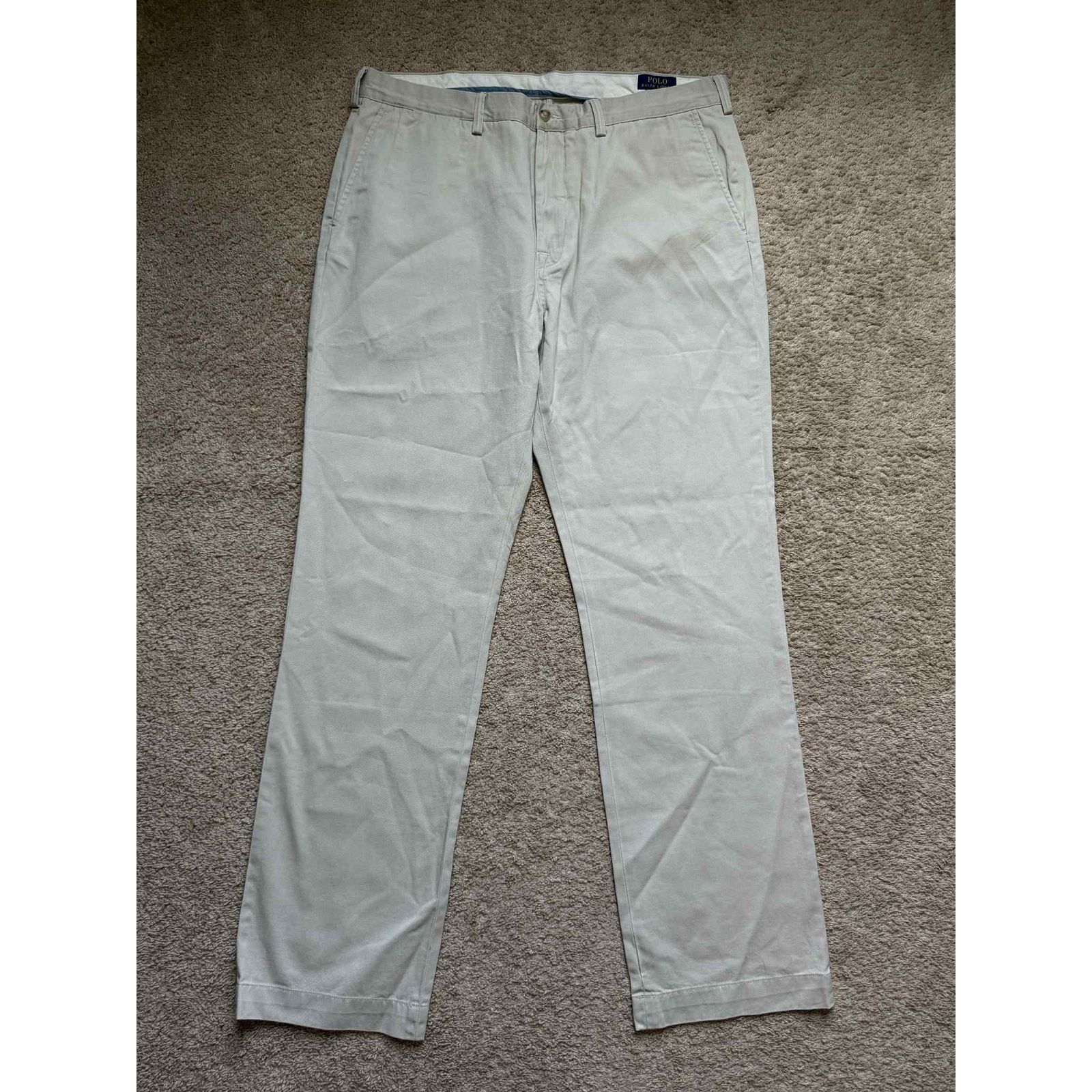 Polo Ralph Lauren Polo Ralph Lauren Classic Fit Chino Pants White Mens 38 x 34 Size US 38 / EU 54 - 3 Thumbnail