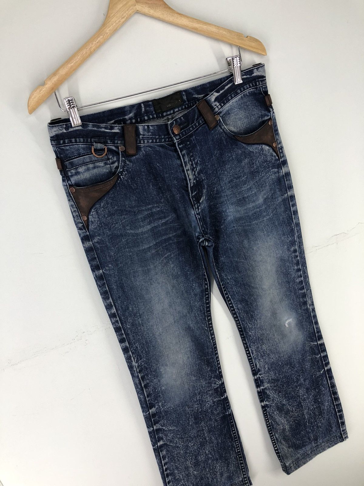 Japanese Brand Japanese Brand Chil Deric ll Distressed Faded Blue Jeans Size US 32 / EU 48 - 3 Thumbnail