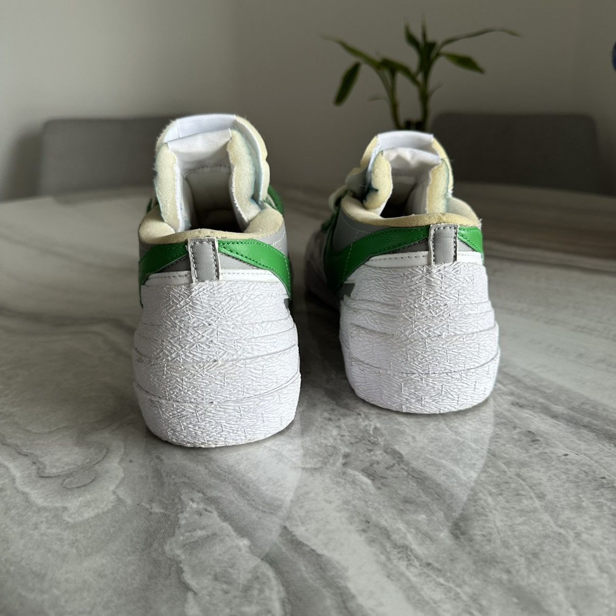 Nike × Sacai Nike Blazer Low x Sacai Classic Green Sneakers Size US 9 / EU 42 - 6 Thumbnail