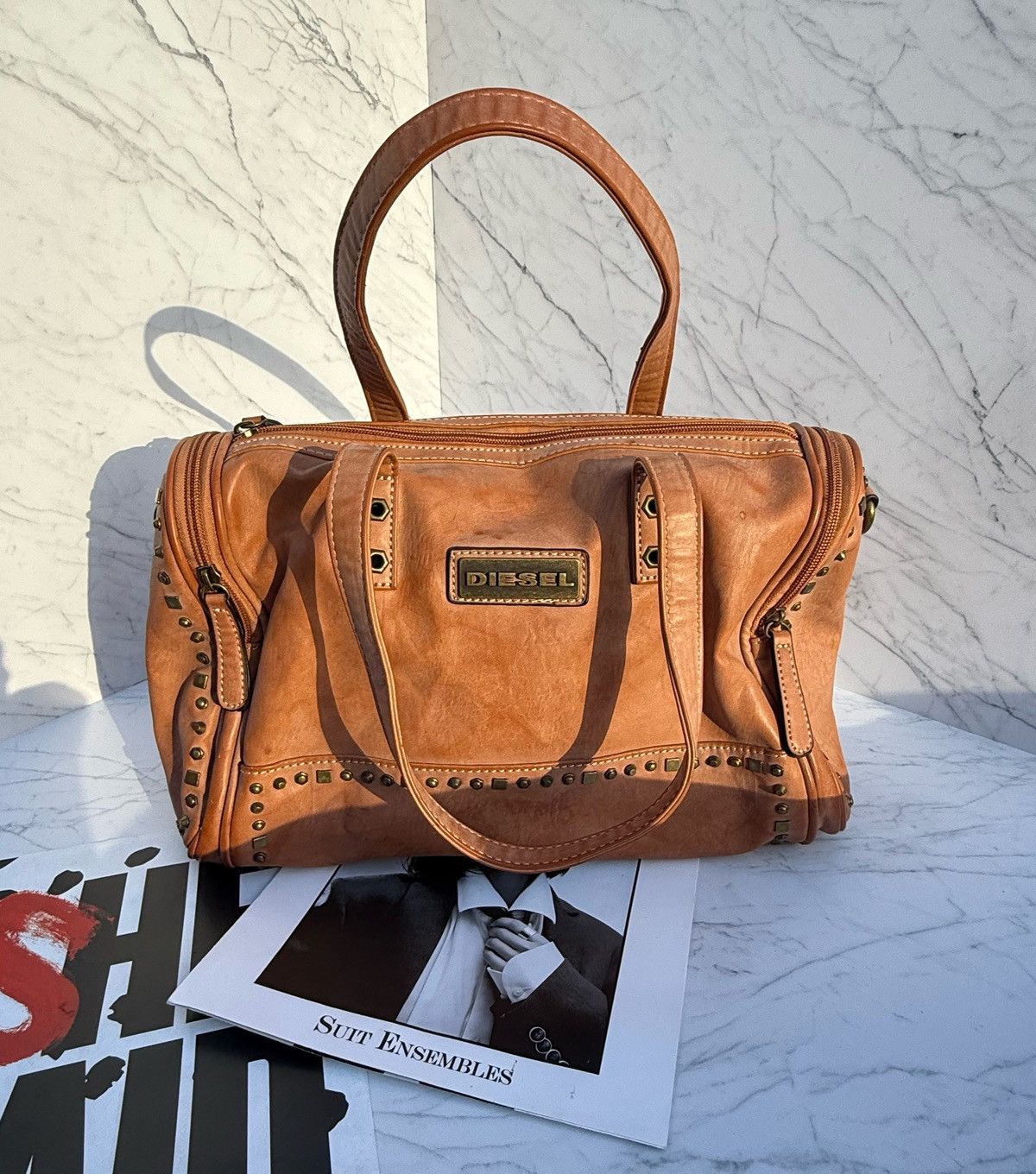Diesel Diesel vintage leather bag Size ONE SIZE - 3 Thumbnail