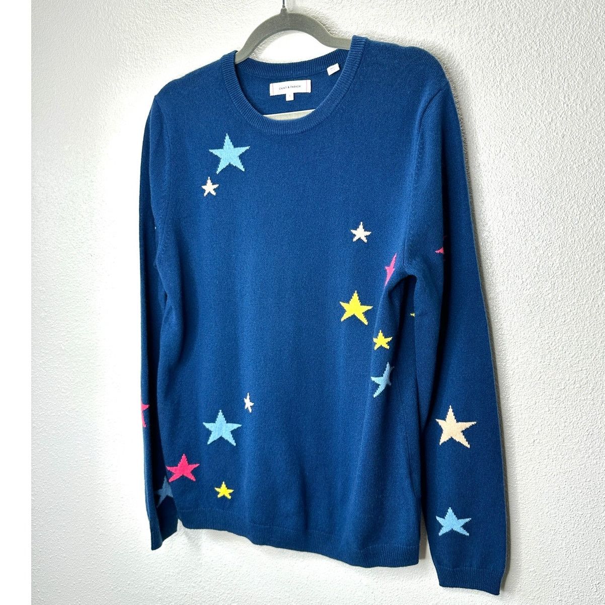 CHINTI & PARKER Chinti & Parker Navy Multi Star Long Sleeve CrewSweater L Size L / US 10 / IT 46 - 5 Thumbnail