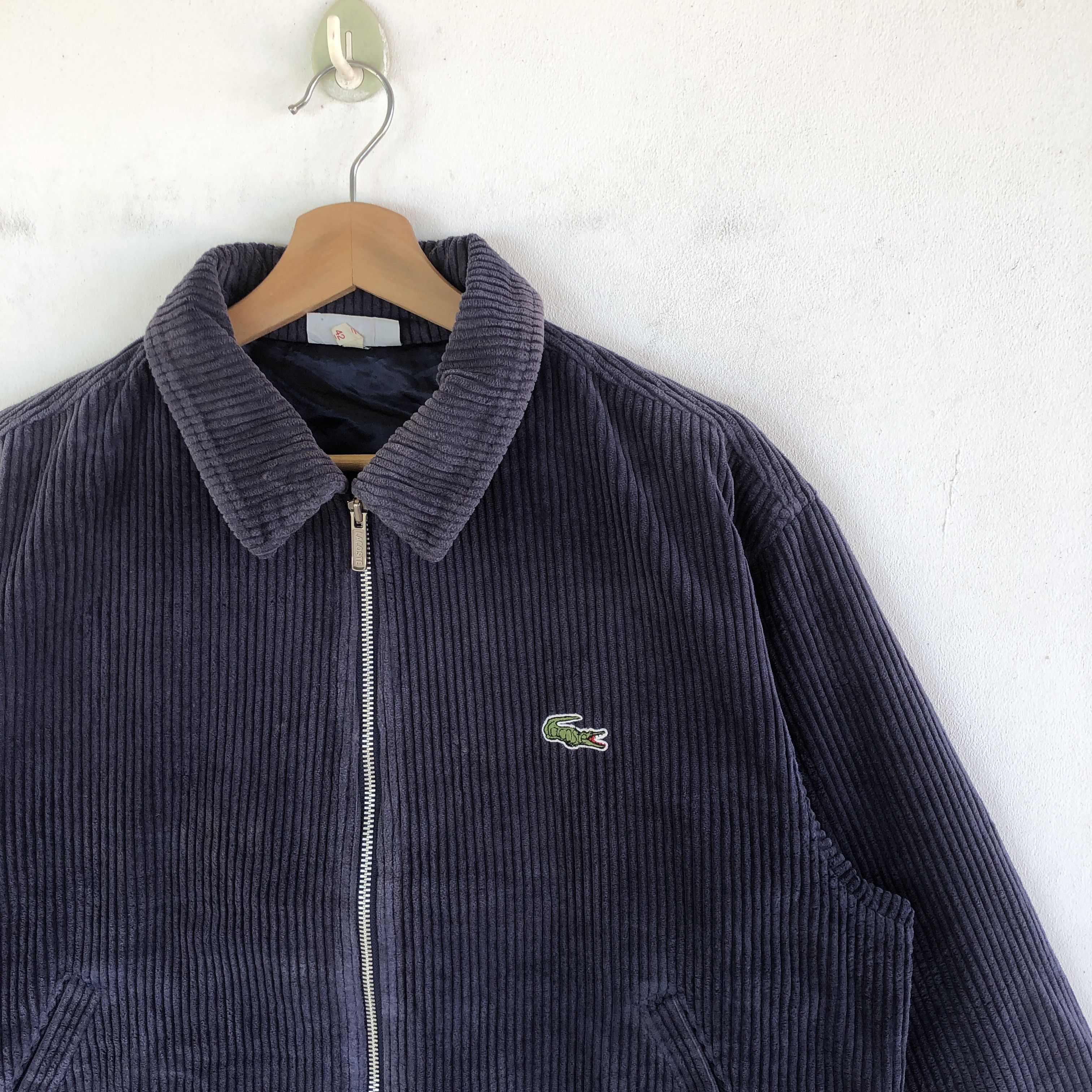 Lacoste × Vintage Vintage 90s Lacoste Chemise Corduroy Jacket Size US M / EU 48-50 / 2 - 5 Thumbnail