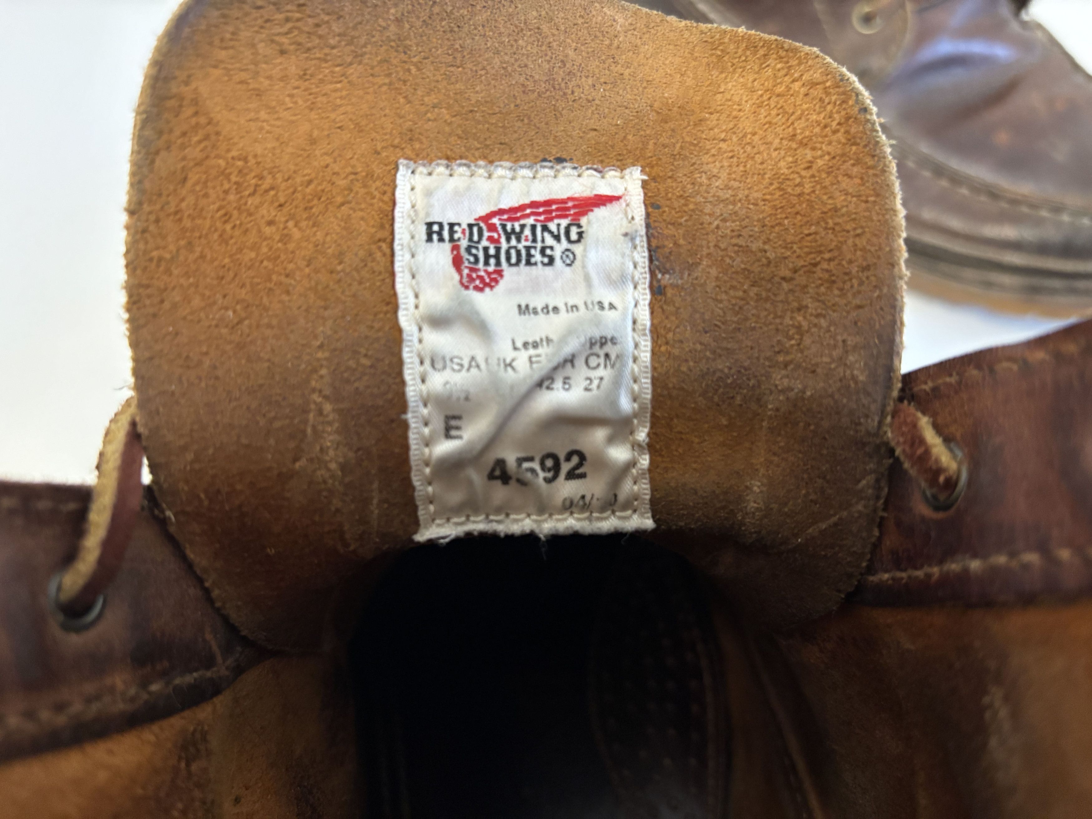 J.Crew × Red Wing Red Wing for J Crew 4592 Moc Toe Boot 9.5E Size US 9.5 / EU 42-43 - 10 Thumbnail