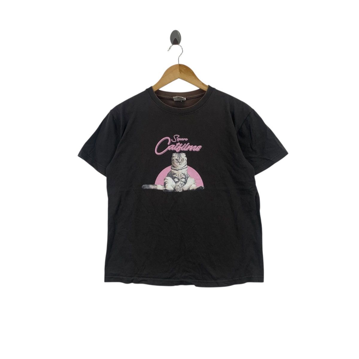 Other SQUARE CATFILMS SERIES Cat Logo Tee Shirt Top Japan Size M / US 6-8 / IT 42-44 - 1 Thumbnail