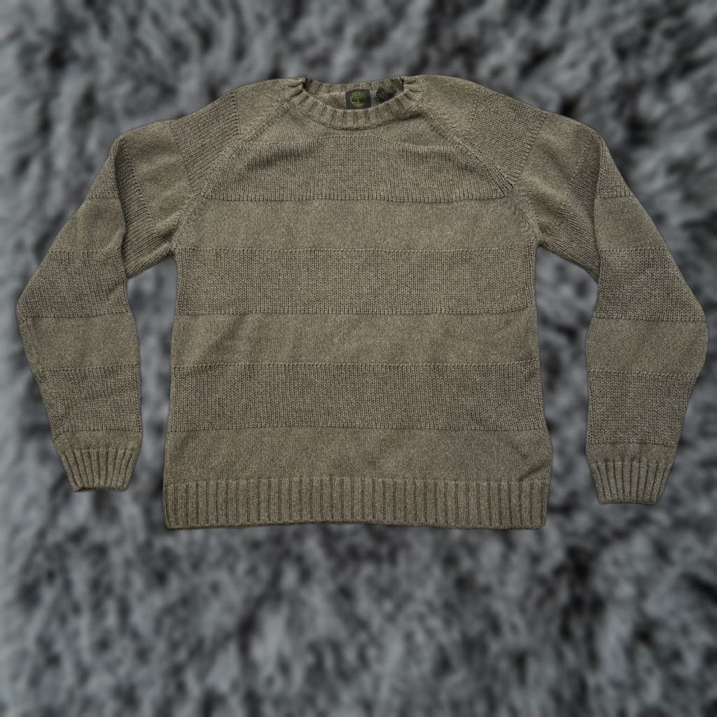 Timberland Timberland Sweater Mens XL Green Olive Knit Pullover Crewneck Cotton Outdoors Size US XL / EU 56 / 4 - 1 Thumbnail