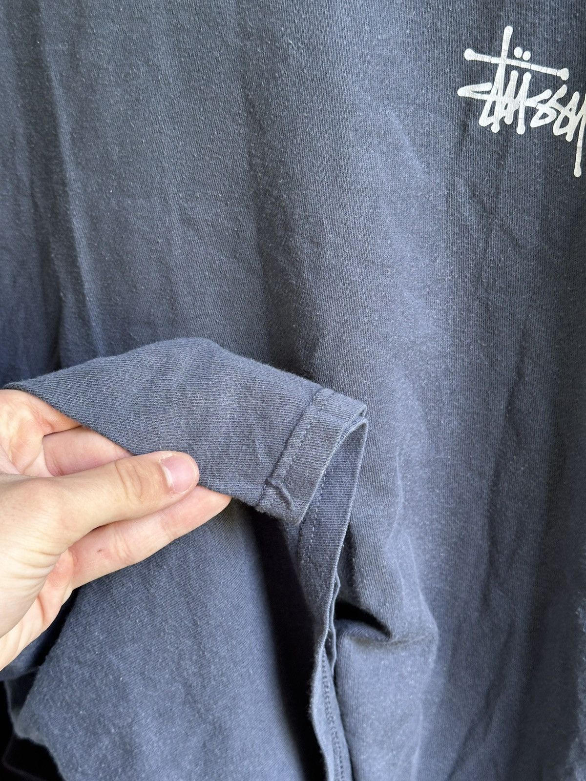 Stussy 🔥VINTAGE STUSSY FADED BIG BACK LOGO T-SHIRT🔥 Size US XL / EU 56 / 4 - 9 Thumbnail