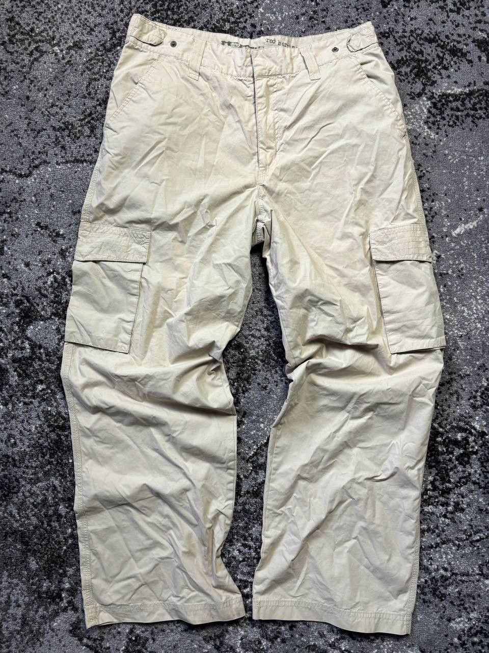 Japanese Brand × Vintage Vintage Y2K Red Herring Debenhams Baggy Cargo Pants Size US 34 / EU 50 - 2 Thumbnail