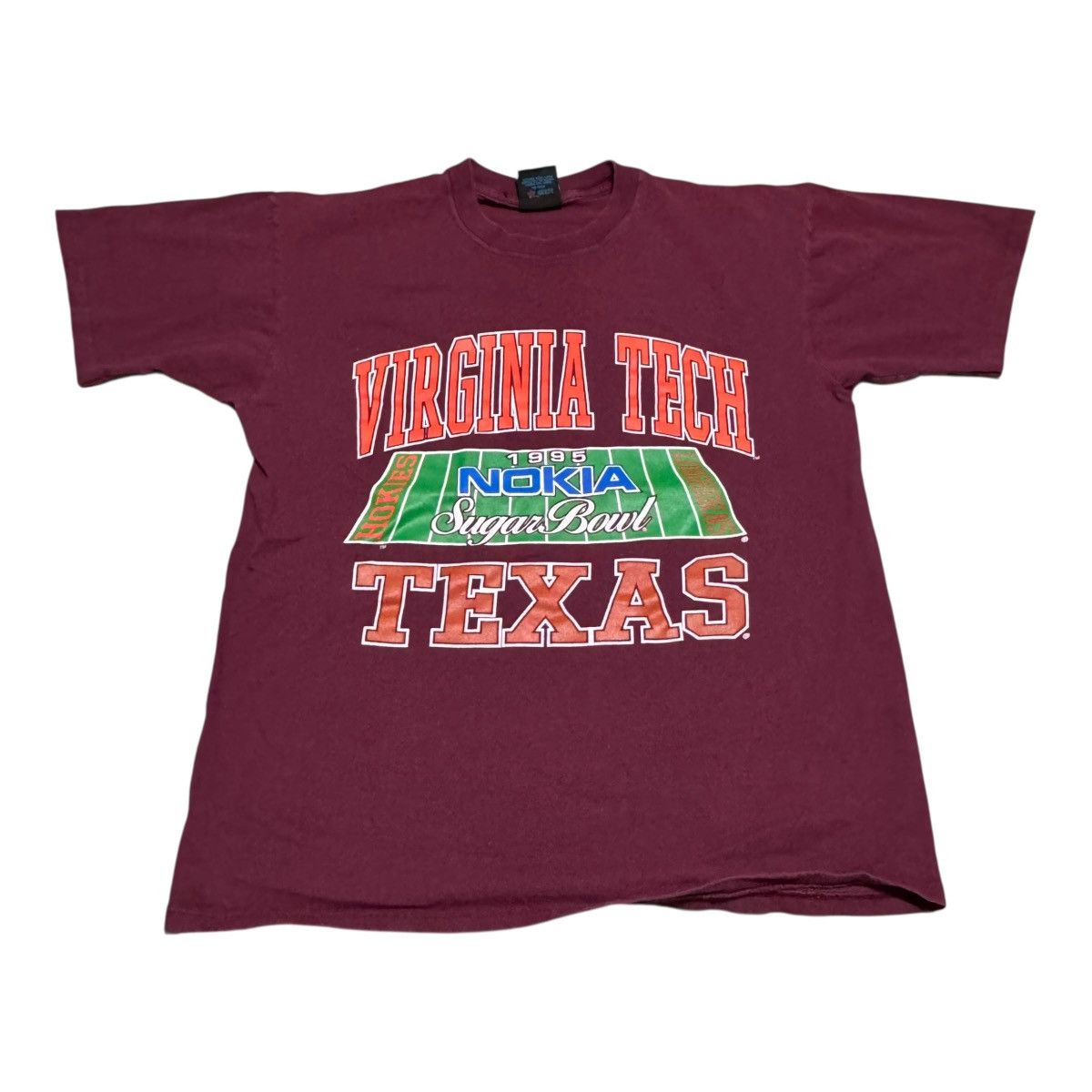 Soffe 1995 Virginia Tech Nokia Sugar Bowl Shirt Men's L Size US L / EU 52-54 / 3 - 1 Thumbnail