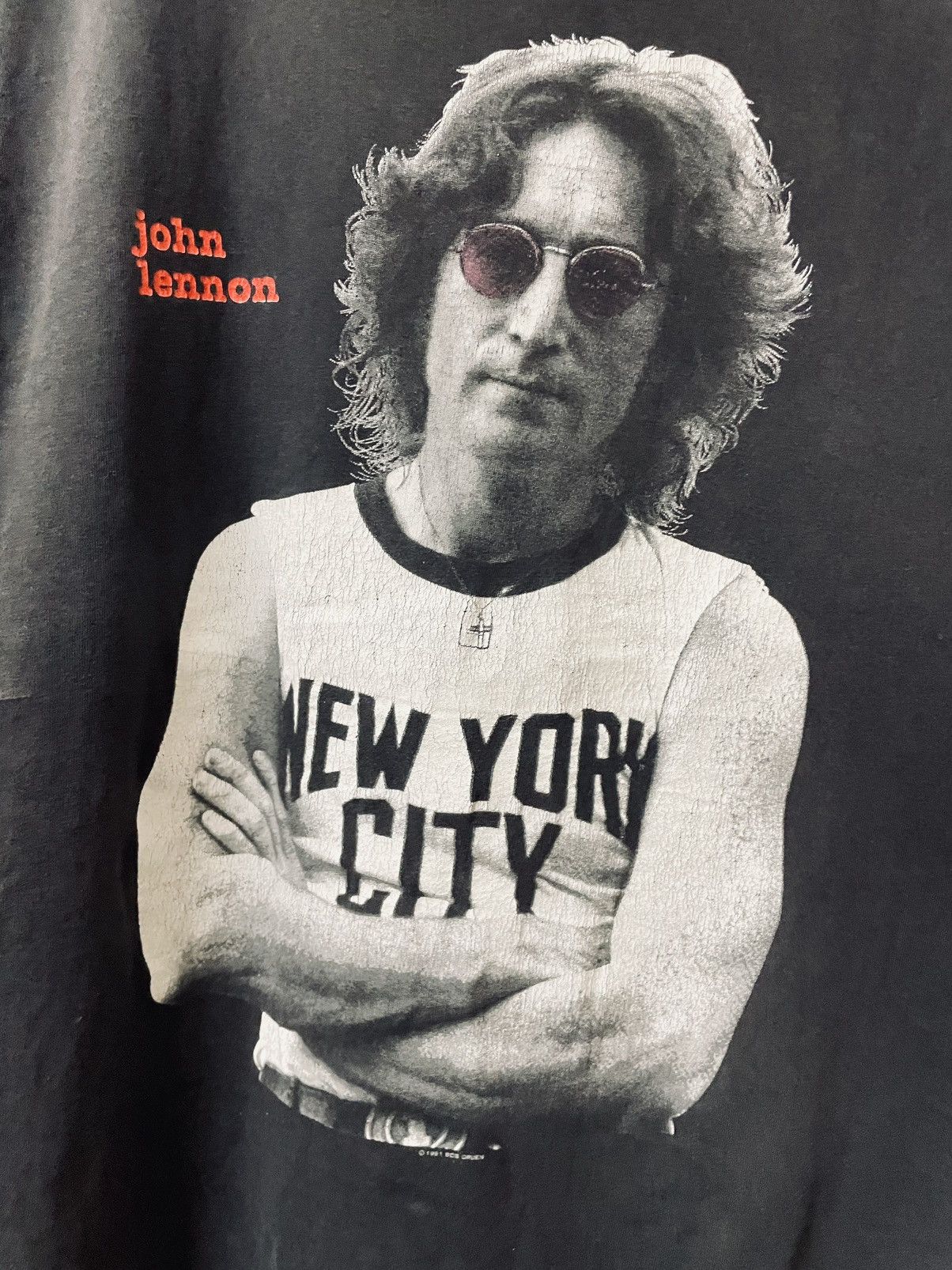 Band Tees VINTAGE JOHN LENNON 80s SHIRTS Size US L / EU 52-54 / 3 - 3 Thumbnail