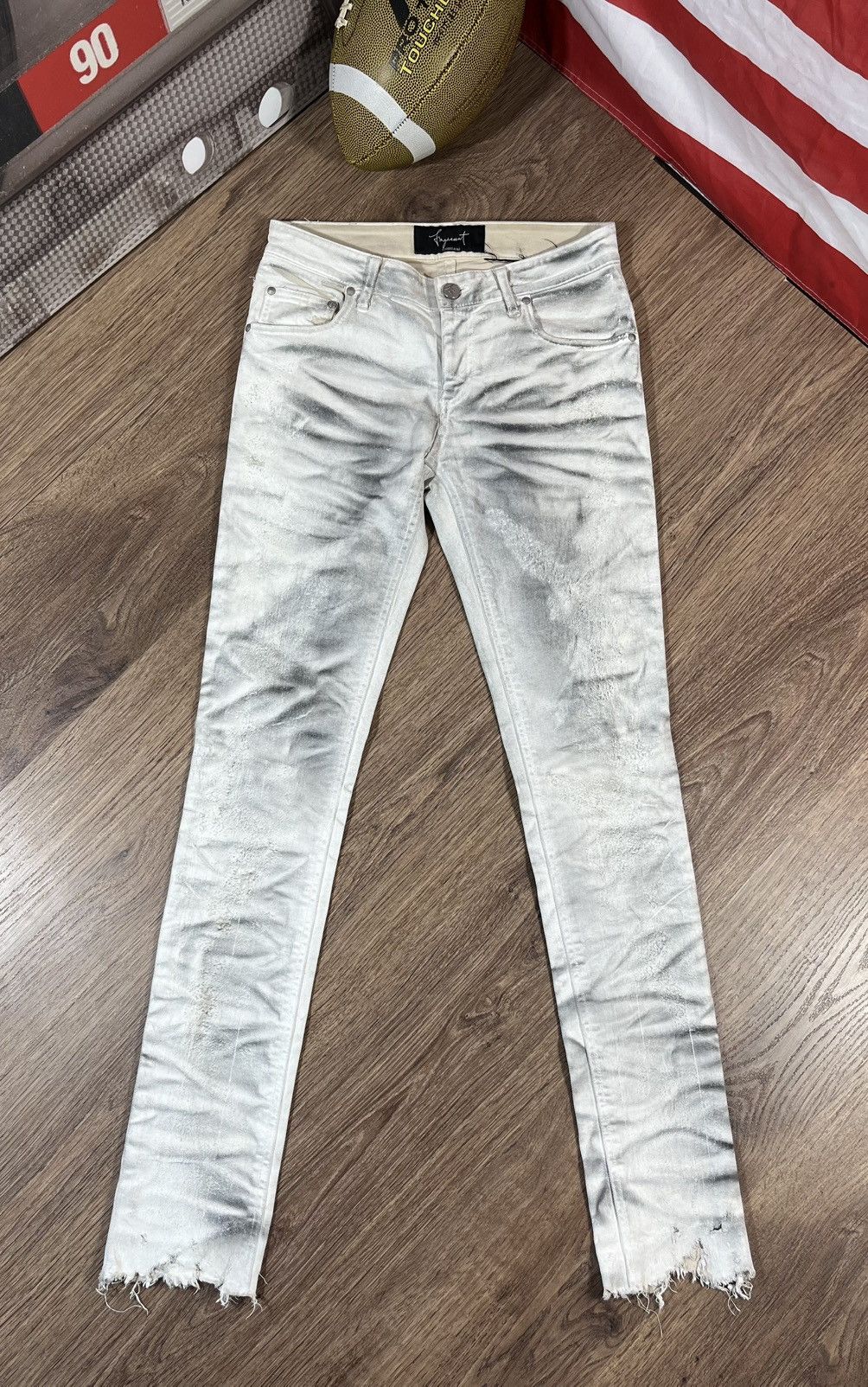 Fagassent Toshiki Aoki 💎FAGASSENT DISTRESSED PANTS Size 27" / US 4 / IT 40 - 1 Thumbnail